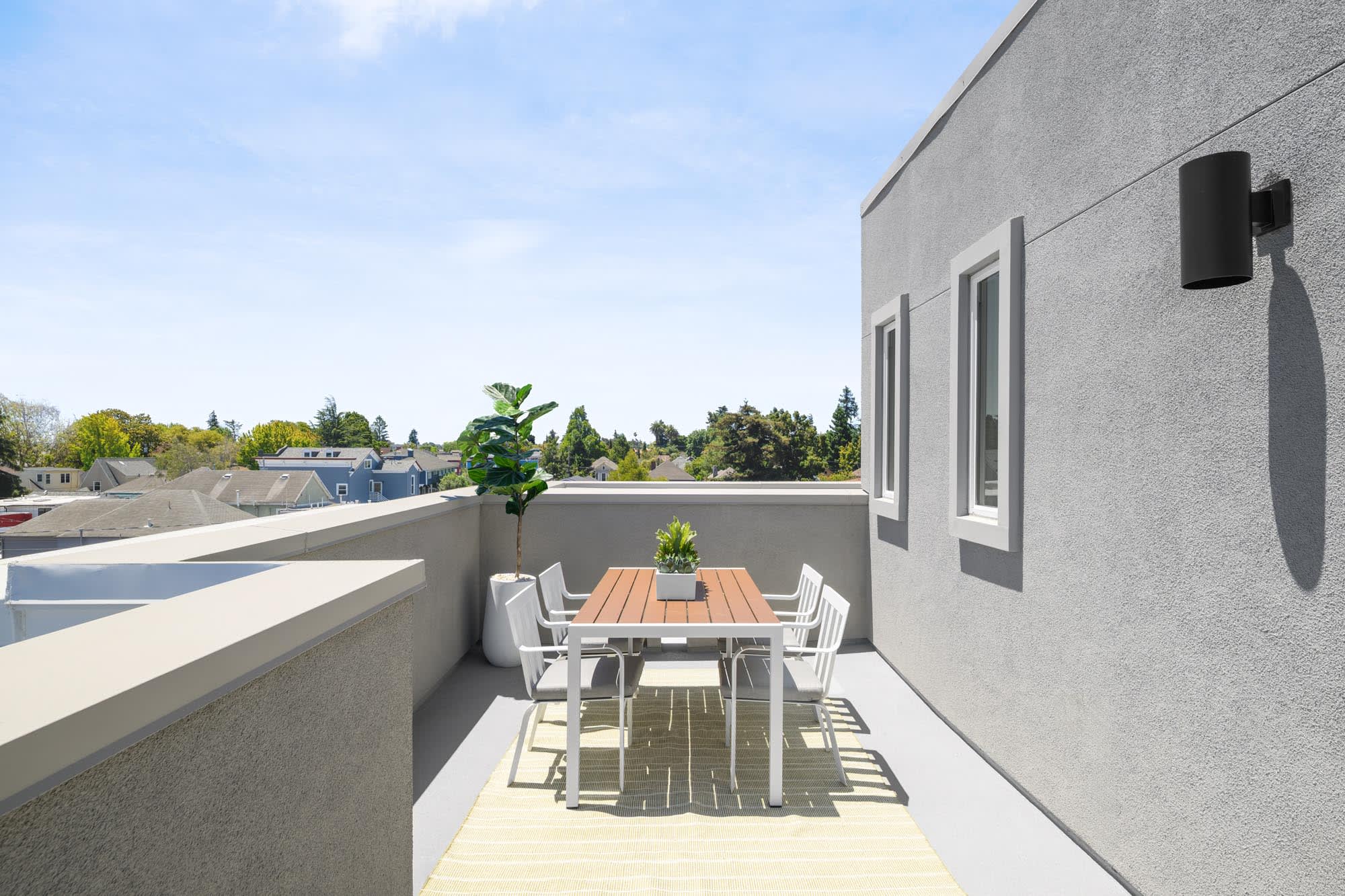 Rooftop Deck | Plan 6 | Island View at Alameda Marina | New Homes in Alameda, CA | Landsea Homes