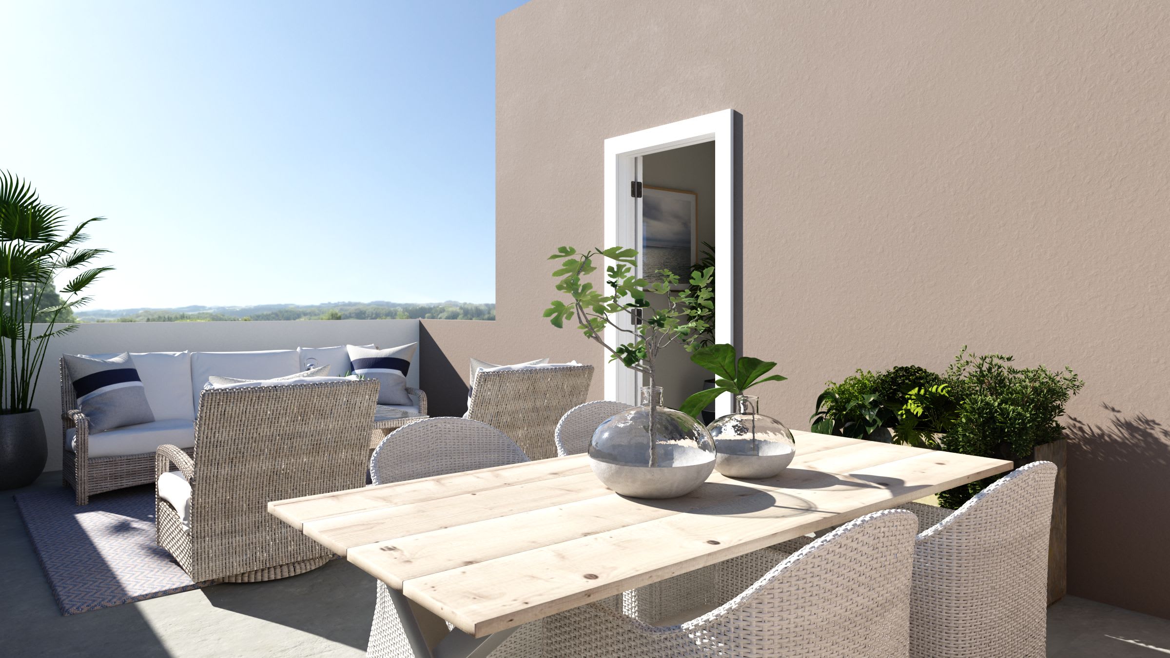 Rooftop Deck | Plan 3 | Island View at Alameda Marina | New Homes in Alameda, CA | Landsea Homes