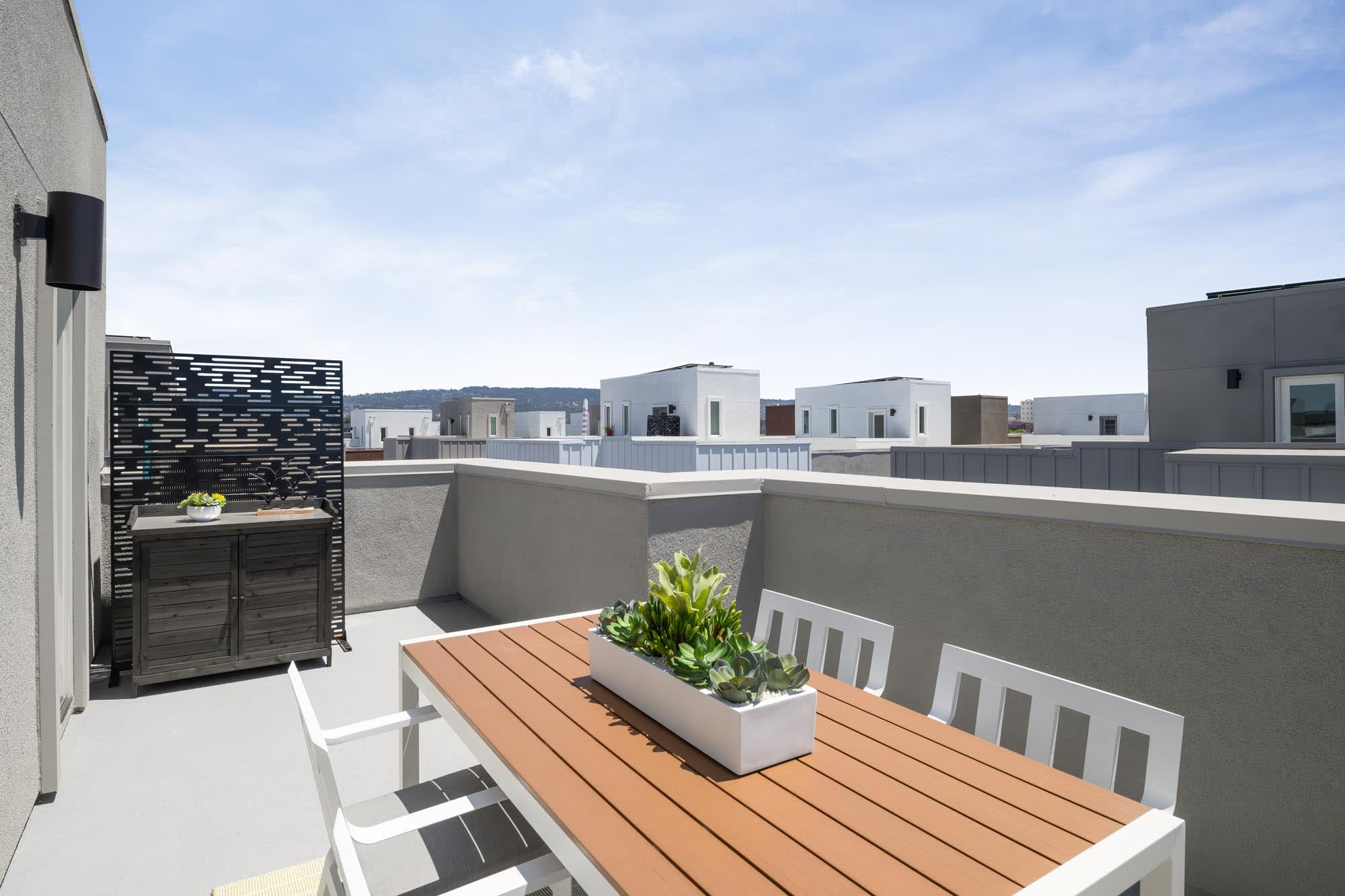 Rooftop Deck | Plan 6 | Island View at Alameda Marina | New Homes in Alameda, CA | Landsea Homes