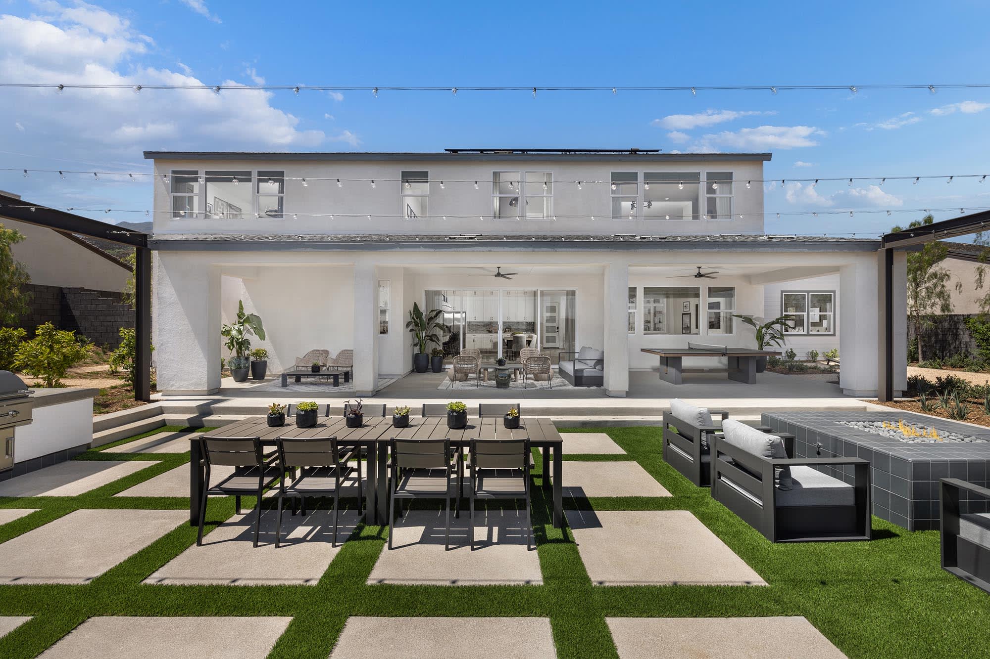 Backyard Patio | Plan Two R (100) | Goldenpeak at Narra Hills | New Homes in North Fontana, CA | Landsea Homes