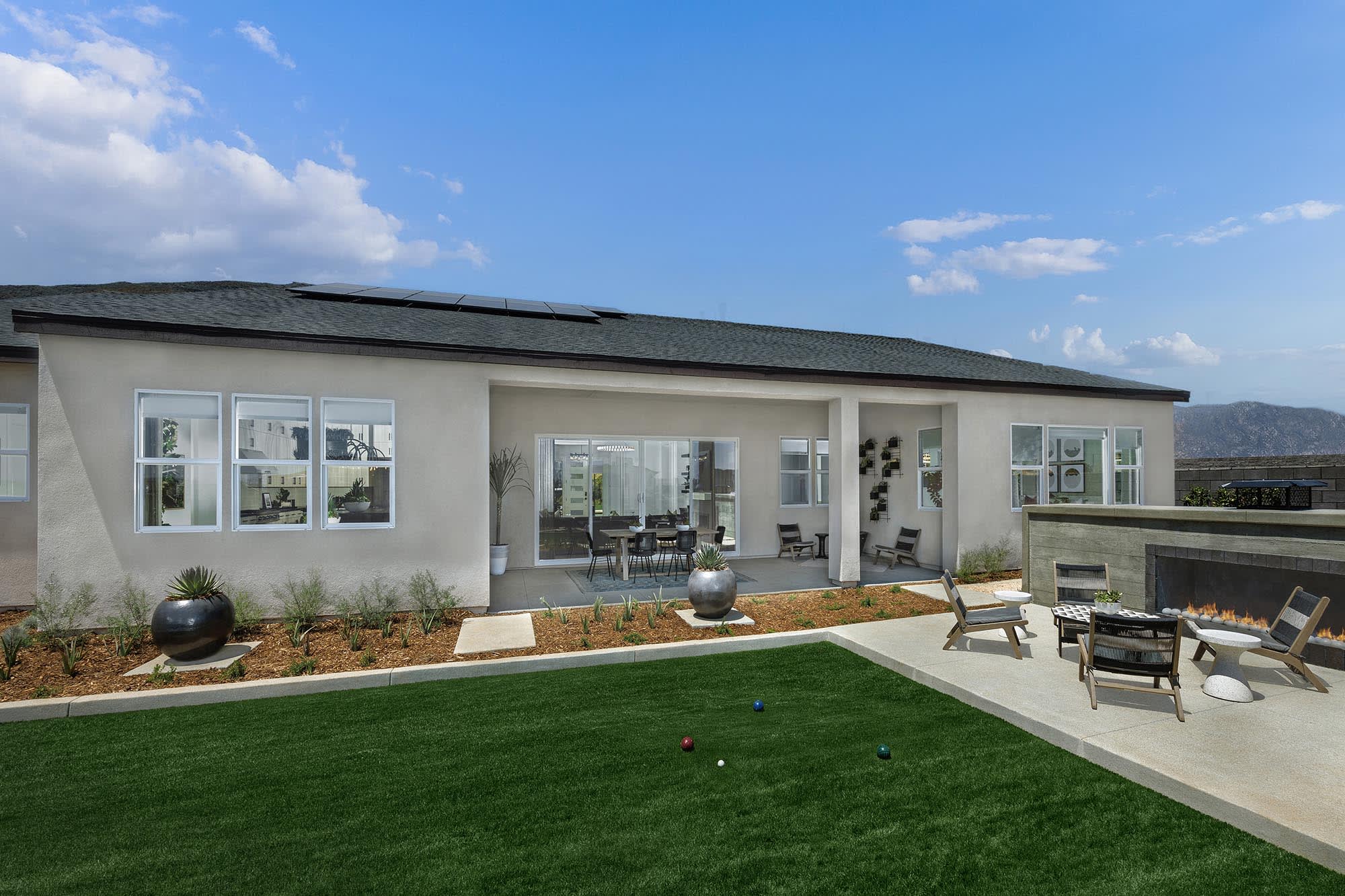 Backyard | Plan One R (100) | Goldenpeak | Narra Hills | New Homes in North Fontana, CA | Landsea Homes