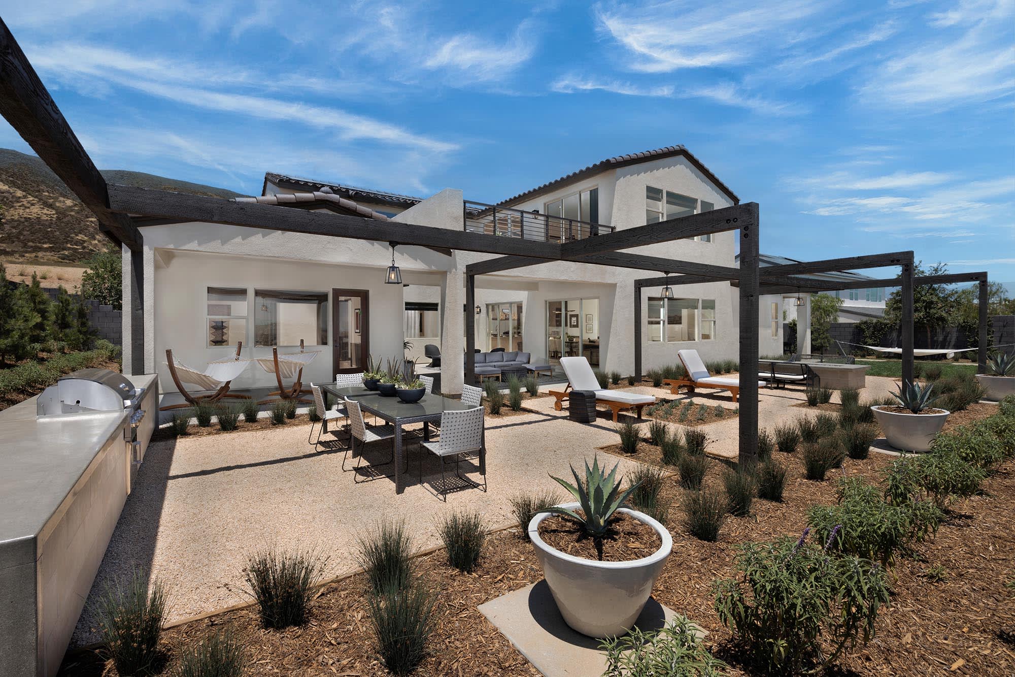 Backyard | Plan Three (100) | Goldenpeak at Narra Hills | New Homes in North Fontana, CA | Landsea Homes