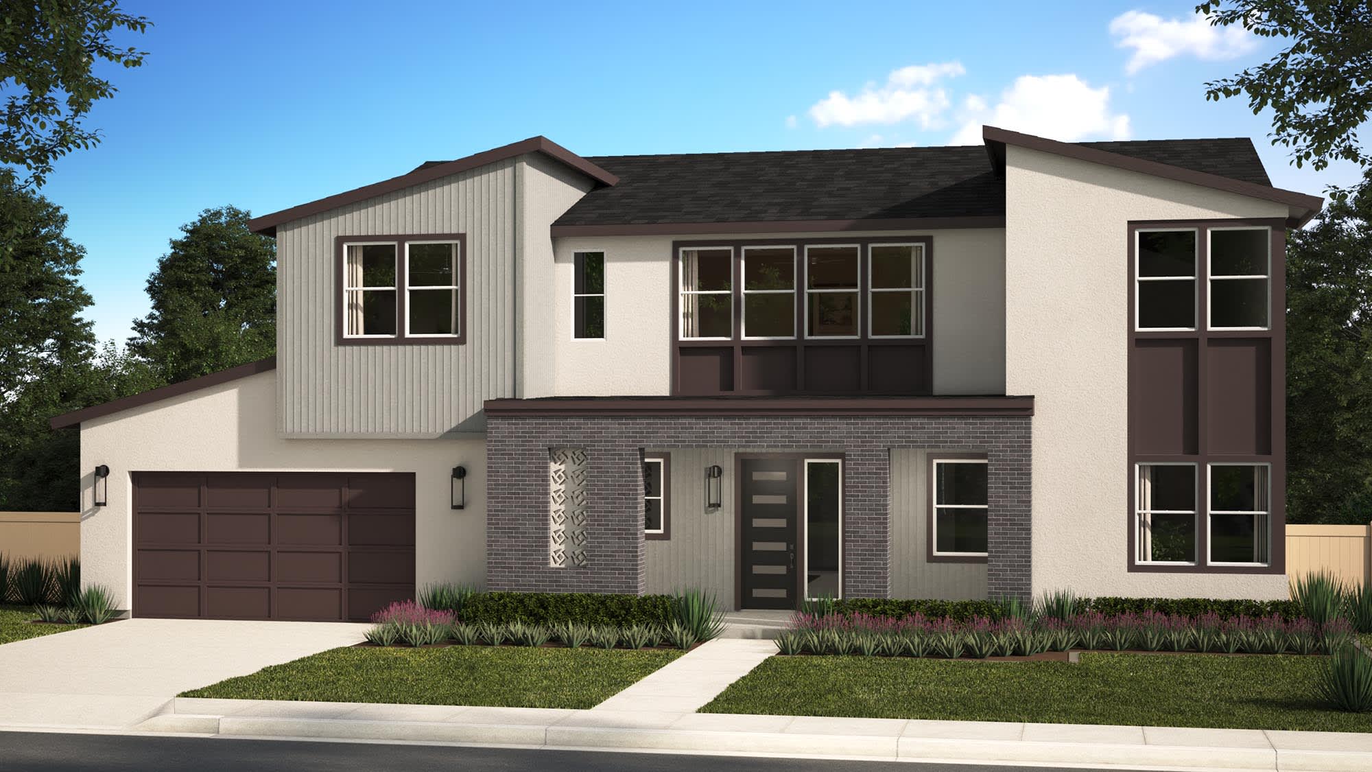 Elevation A | Plan One (85) | Goldenpeak at Narra Hills | New Homes in North Fontana, CA | Landsea Homes