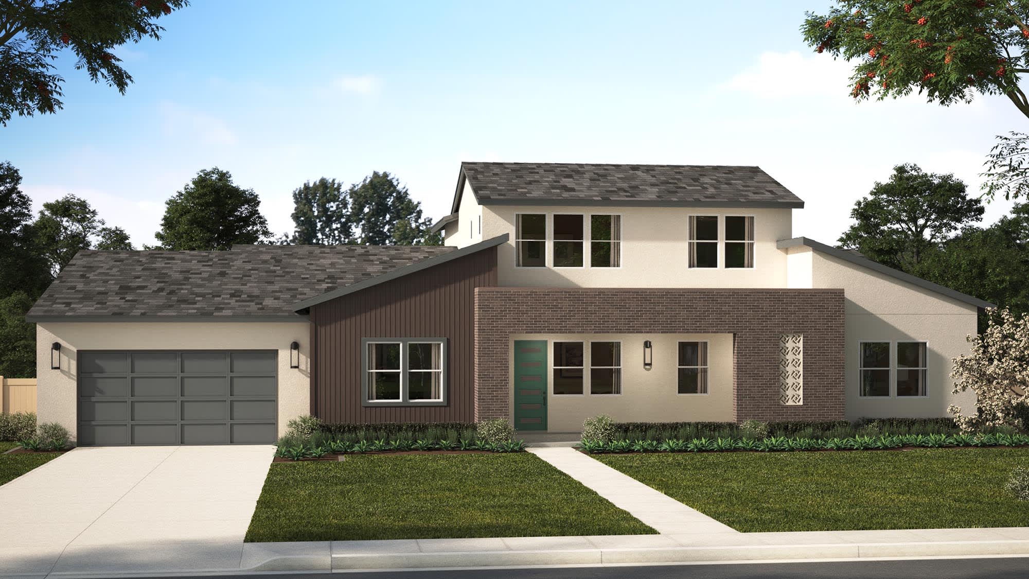 Elevation A | Plan One X (100) | Goldenpeak at Narra Hills | New Homes in North Fontana, CA | Landsea Homes