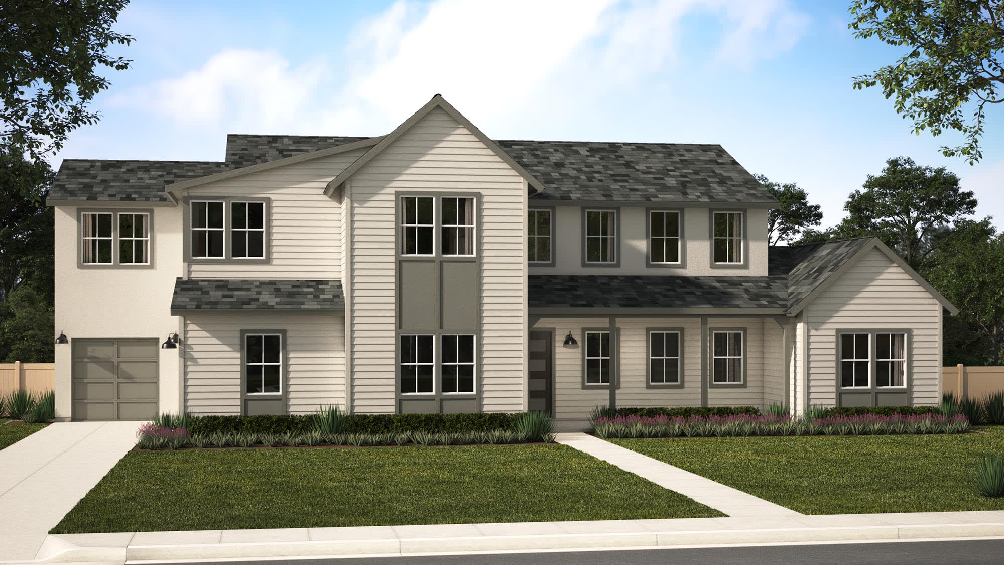 Elevation D | Plan Two R (100) | Goldenpeak at Narra Hills | New Homes in North Fontana, CA | Landsea Homes