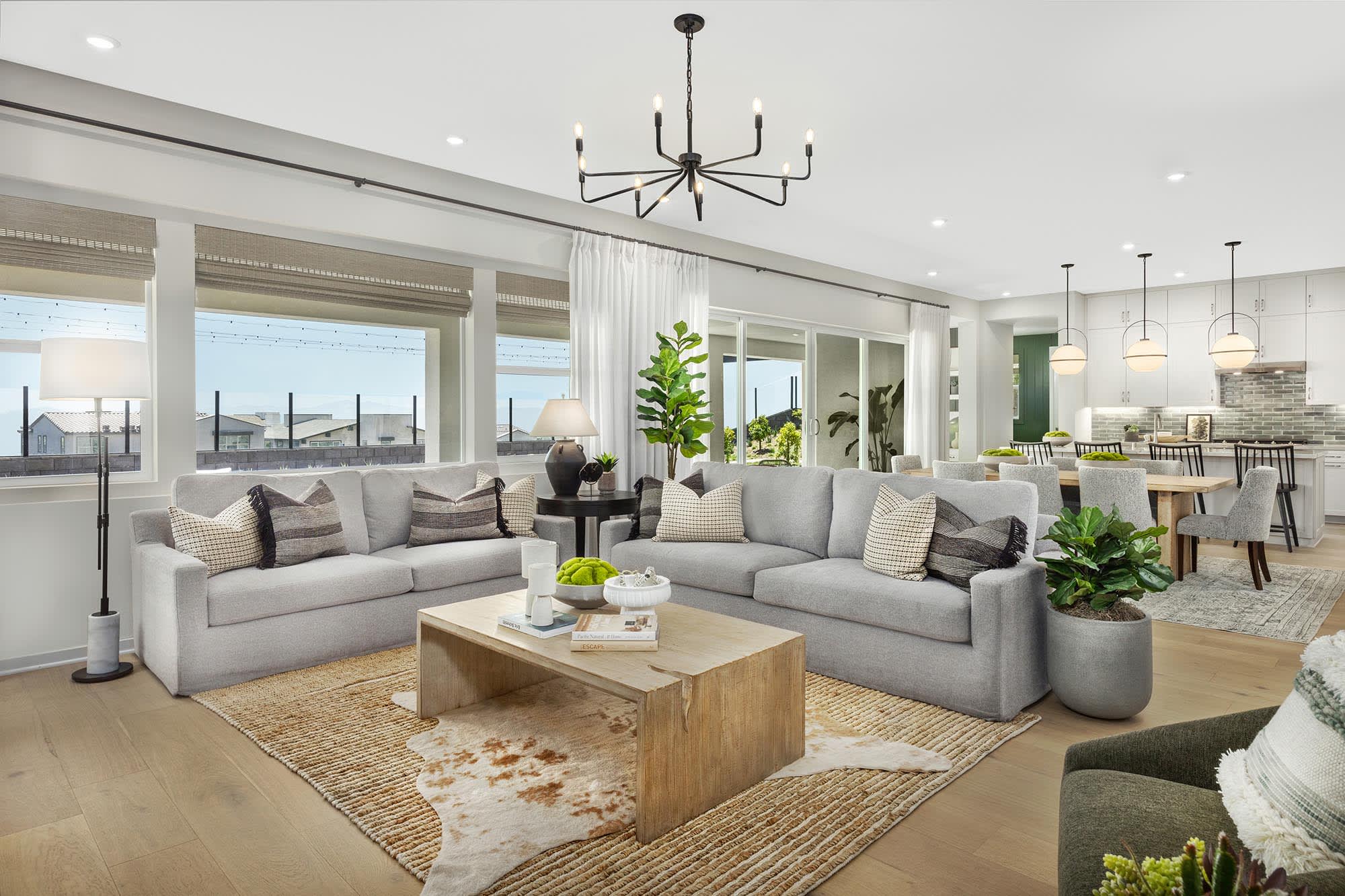 Great Room | Plan Two R (100) | Goldenpeak at Narra Hills | New Homes in North Fontana, CA | Landsea Homes