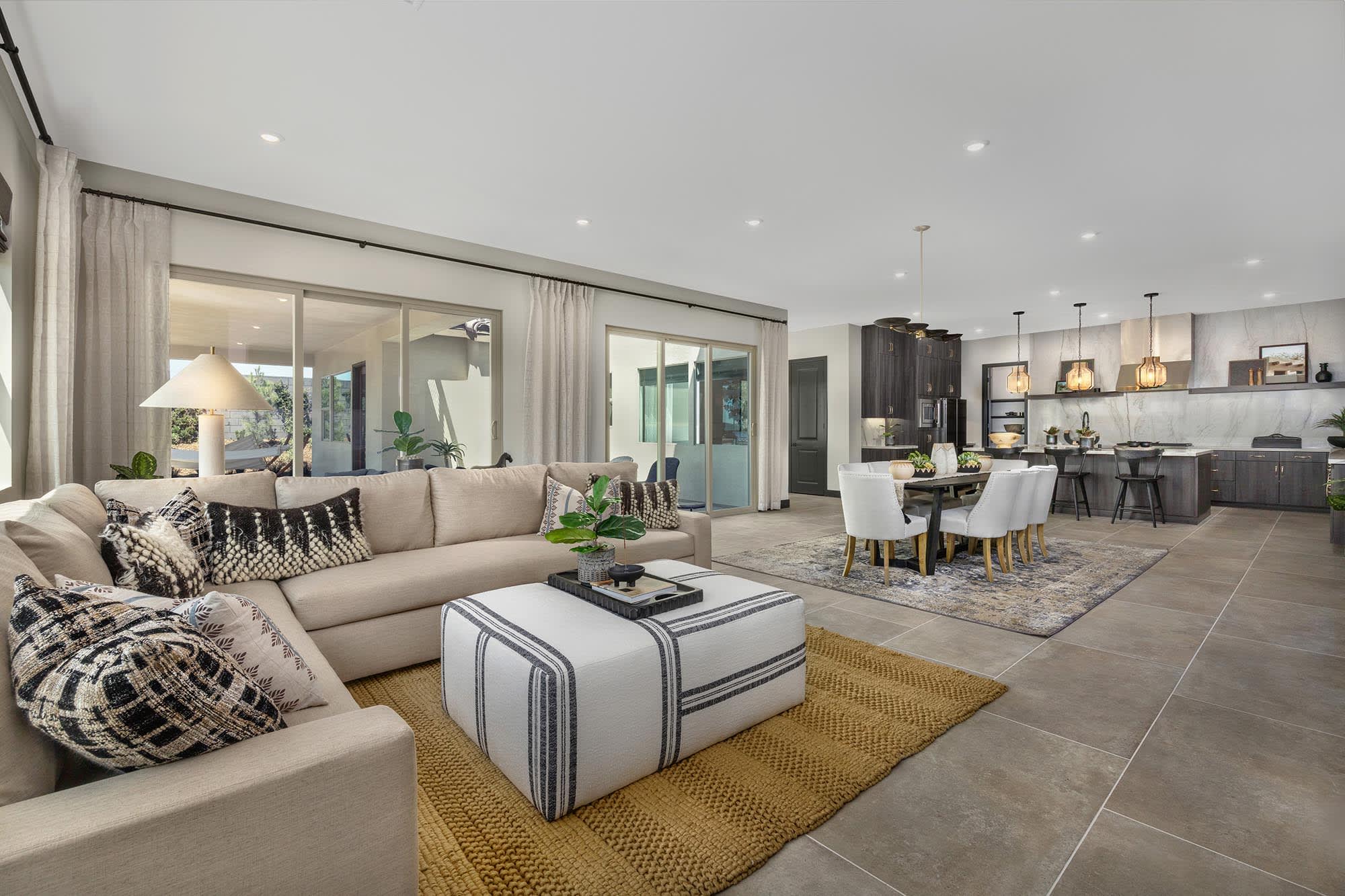 Great Room | Plan Three (100) | Goldenpeak at Narra Hills | New Homes in North Fontana, CA | Landsea Homes