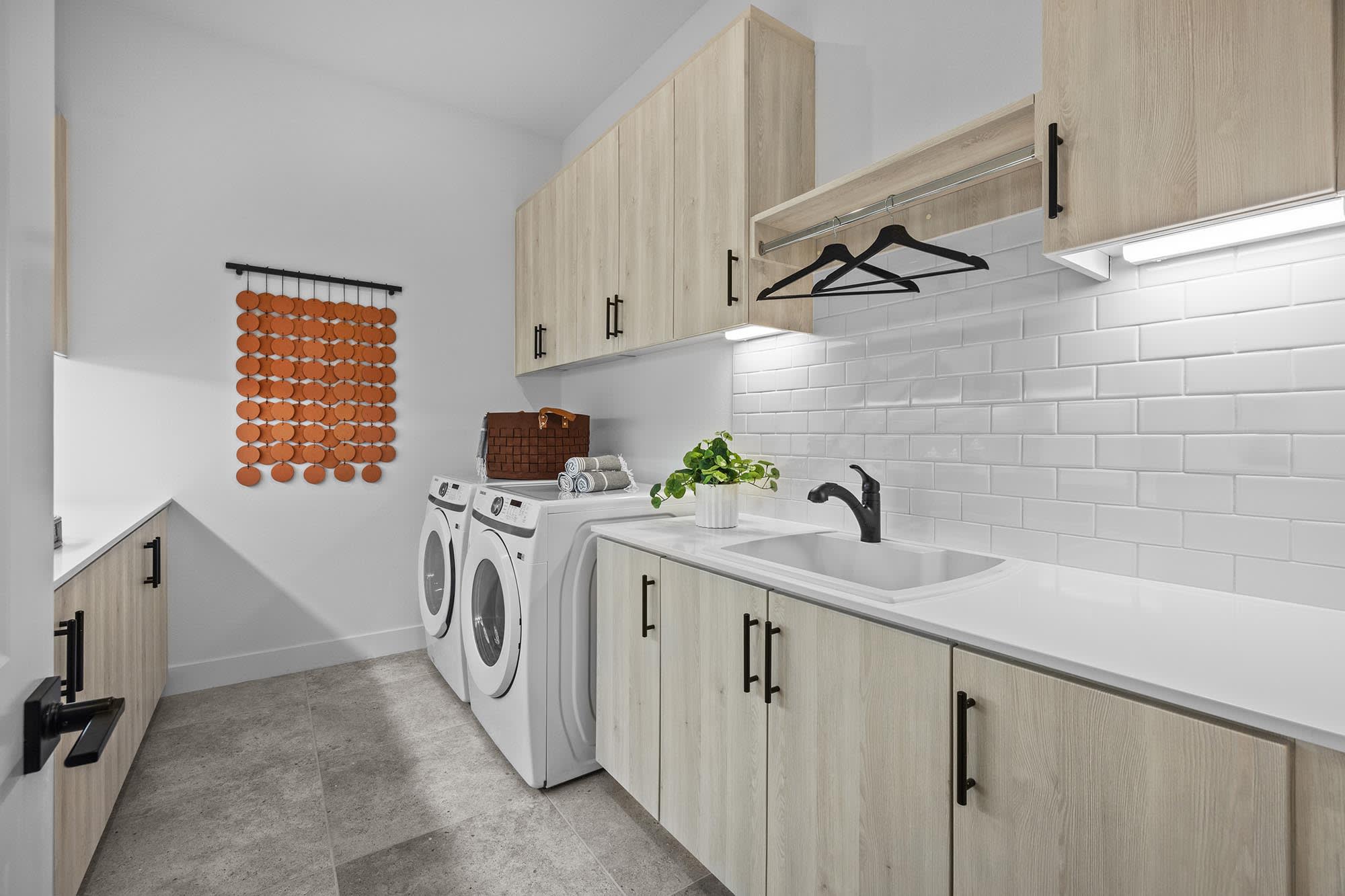Laundry Room | Plan One R (100) | Goldenpeak | Narra Hills | New Homes in North Fontana, CA | Landsea Homes