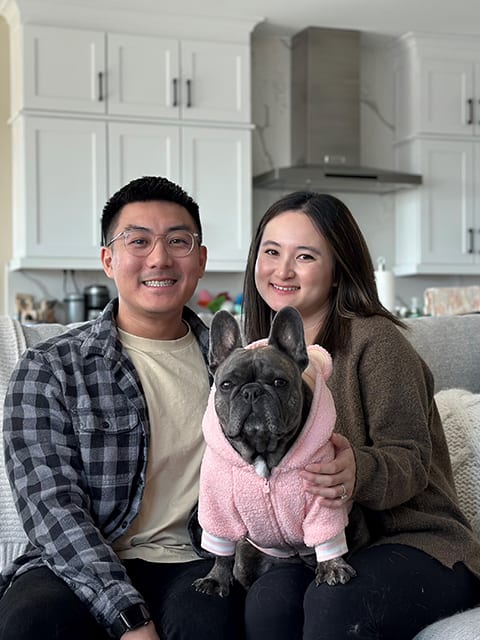 First-Time Homebuyer Jack Alvarez with fiance Michelle Liang