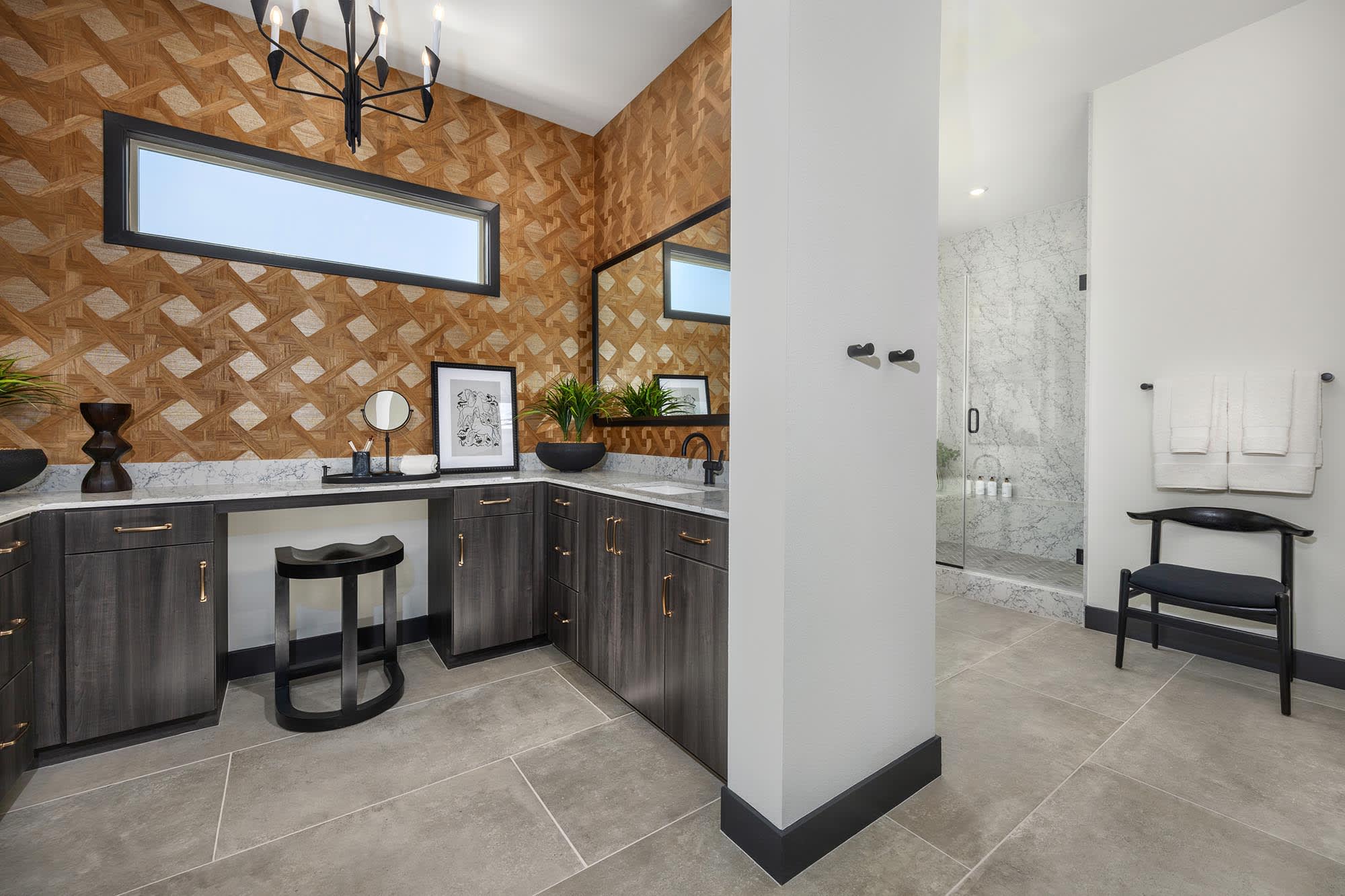 Primary Bathroom | Plan Three (100) | Goldenpeak at Narra Hills | New Homes in North Fontana, CA | Landsea Homes