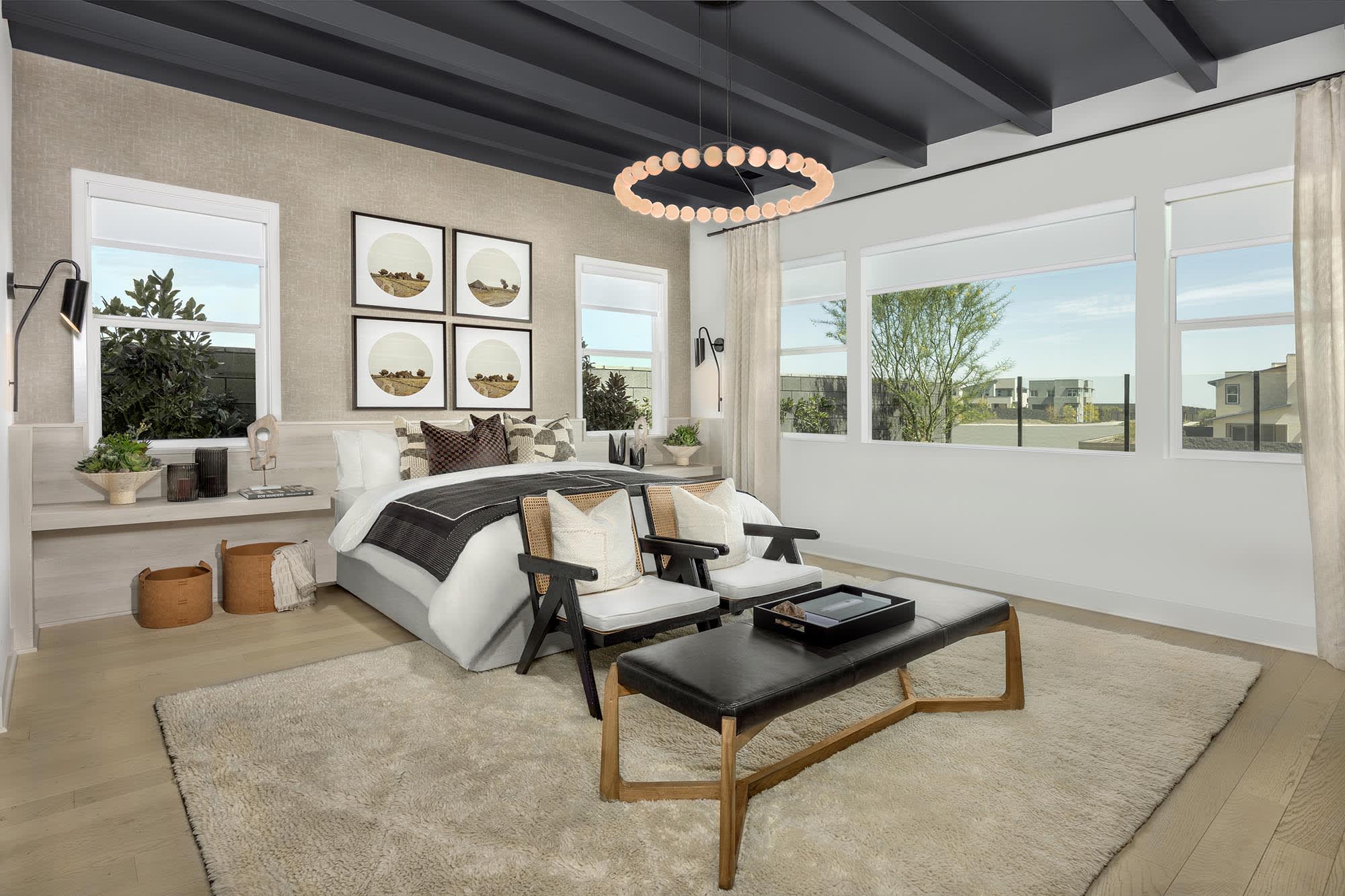 Primary Bedroom | Plan One R (100) | Goldenpeak | Narra Hills | New Homes in North Fontana, CA | Landsea Homes