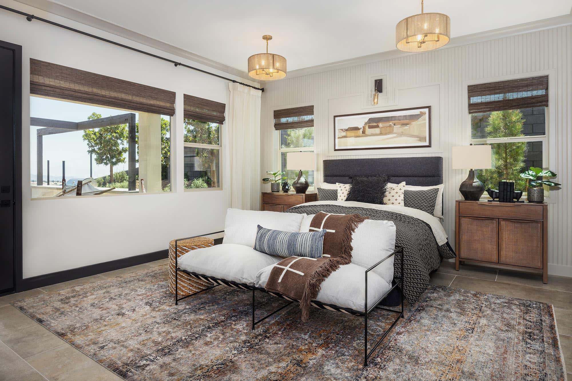 Primary Bedroom | Plan Three (100) | Goldenpeak at Narra Hills | New Homes in North Fontana, CA | Landsea Homes