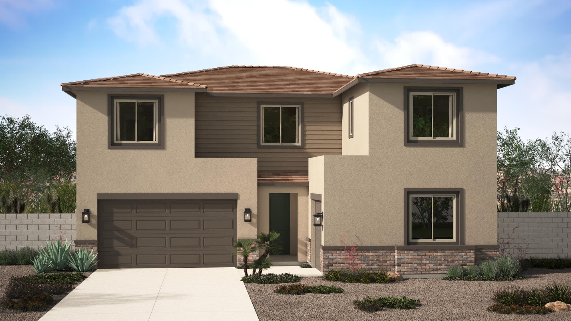 Desert Prairie Elevation | Mirabella | Harvest at Citrus Park | New Homes in Goodyear, AZ | Landsea Homes