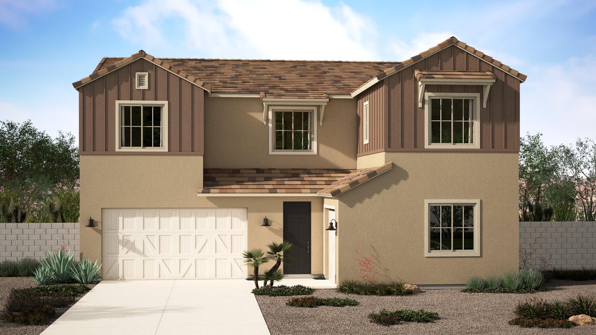 Farmhouse Elevation | Mirabella | Harvest at Citrus Park | New Homes in Goodyear, AZ | Landsea Homes