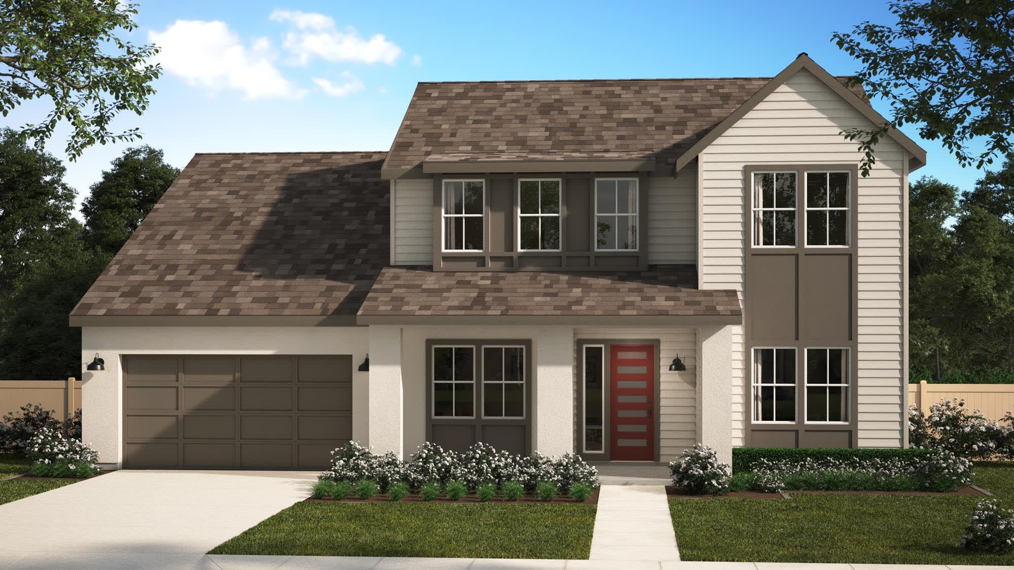 Elevation D | Plan 1X (75) | Skyeland at Narra Hills | Single-Family Homes in North Fontana, CA | Landsea Homes