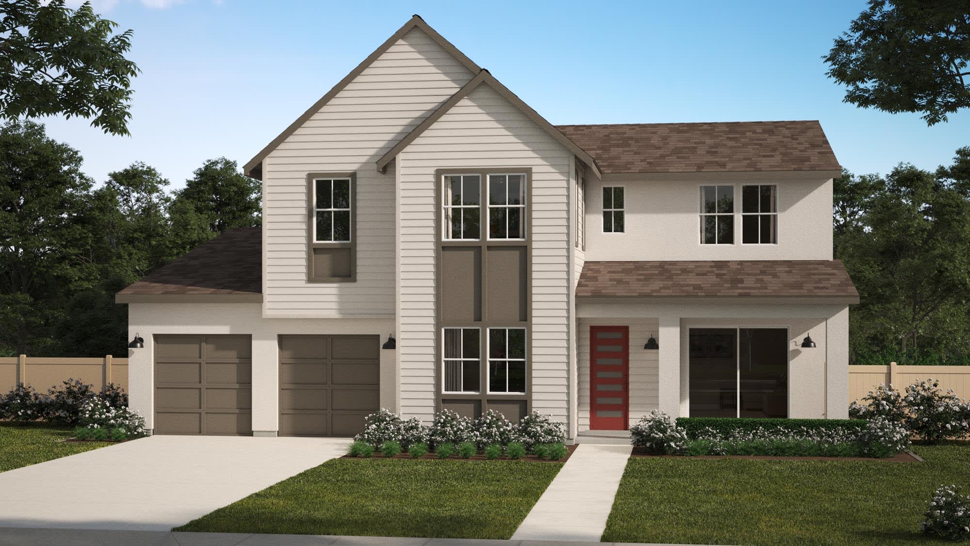 Elevation D | Plan 3 (75) | Skyeland at Narra Hills | Single-Family Homes in North Fontana, CA | Landsea Homes