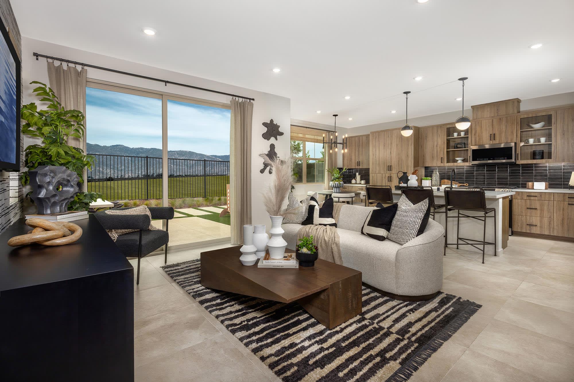 Great Room | Plan Three | Clementine | Narra Hills | New Paired Homes in North Fontana, CA | Landsea Homes