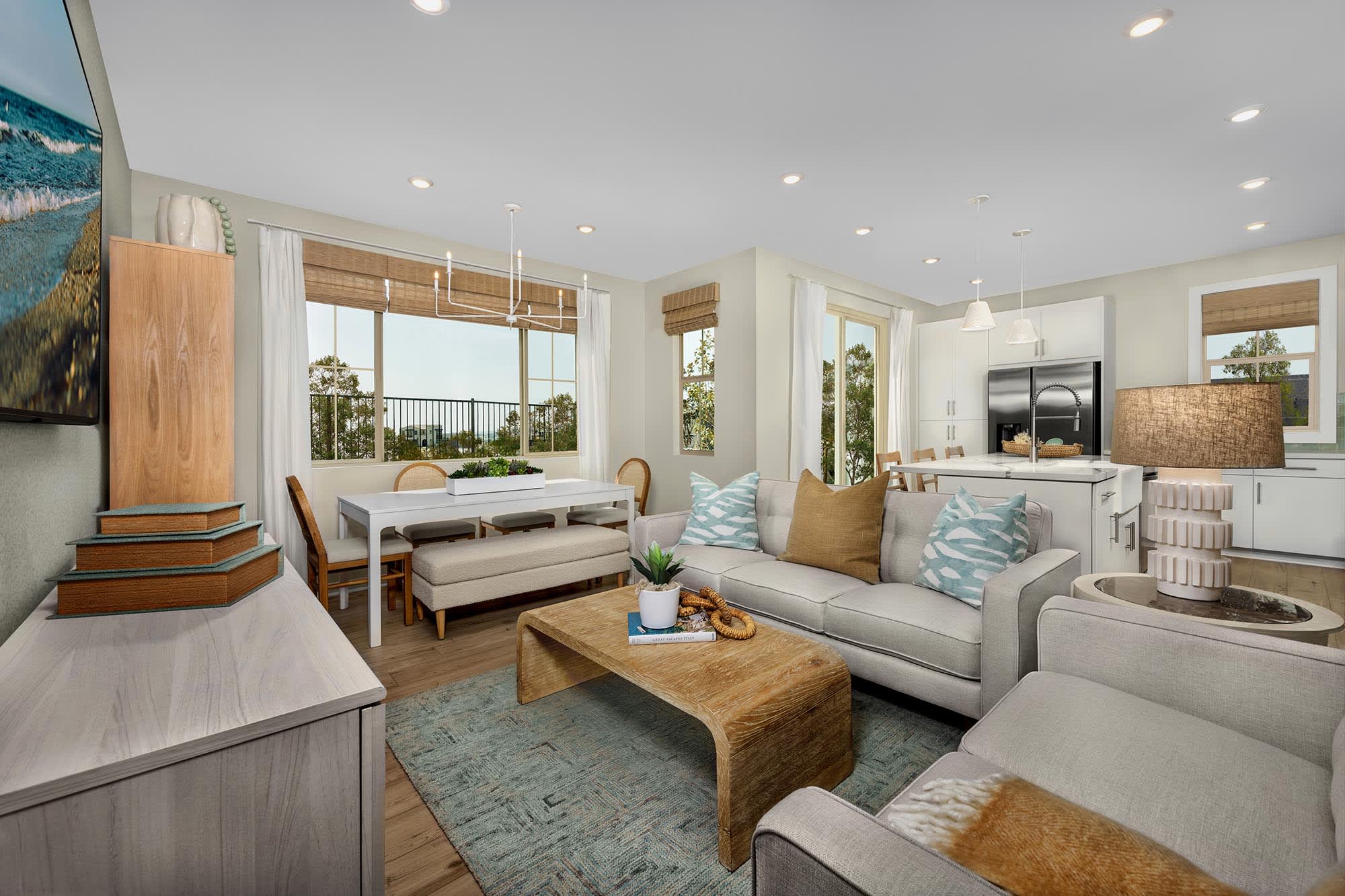 Great Room | Plan Two | Clementine | Narra Hills | New Paired Homes in North Fontana, CA | Landsea Homes