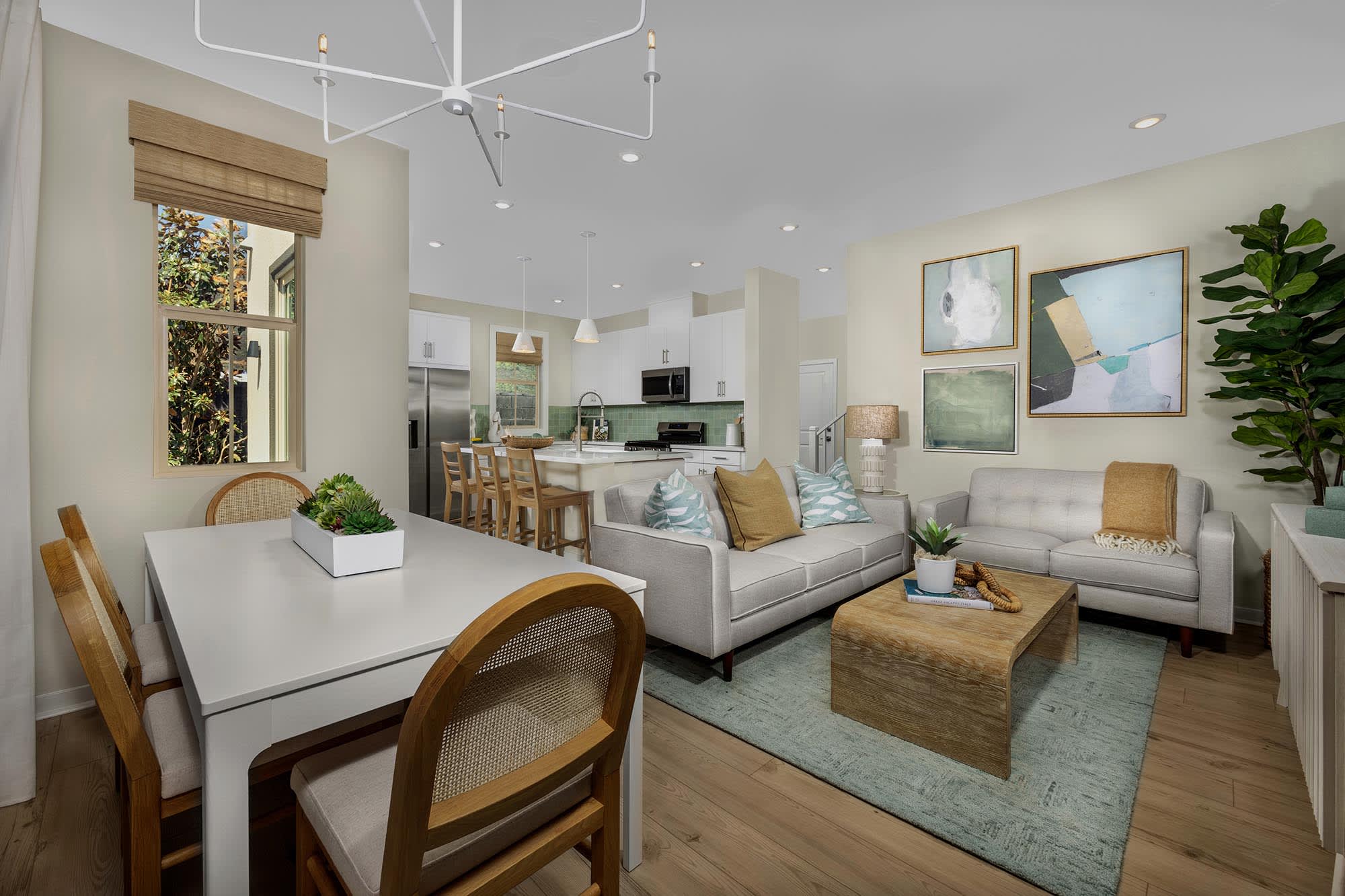 Greatroom | Plan Two | Clementine | Narra Hills | New Paired Homes in North Fontana, CA | Landsea Homes