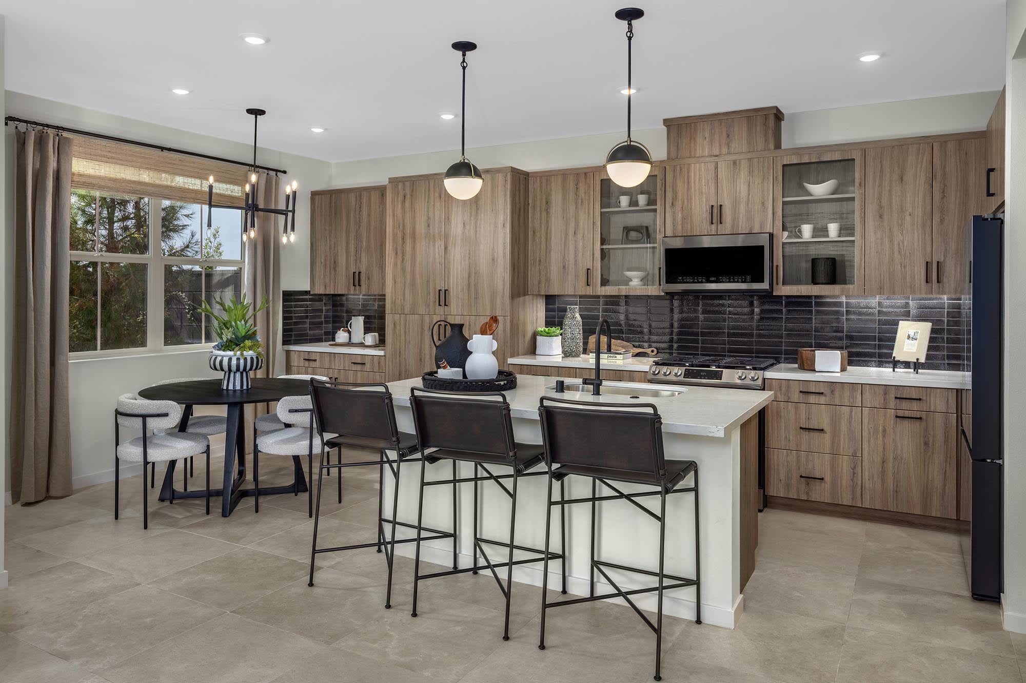 Kitchen | Plan Three | Clementine | Narra Hills | New Paired Homes in North Fontana, CA | Landsea Homes