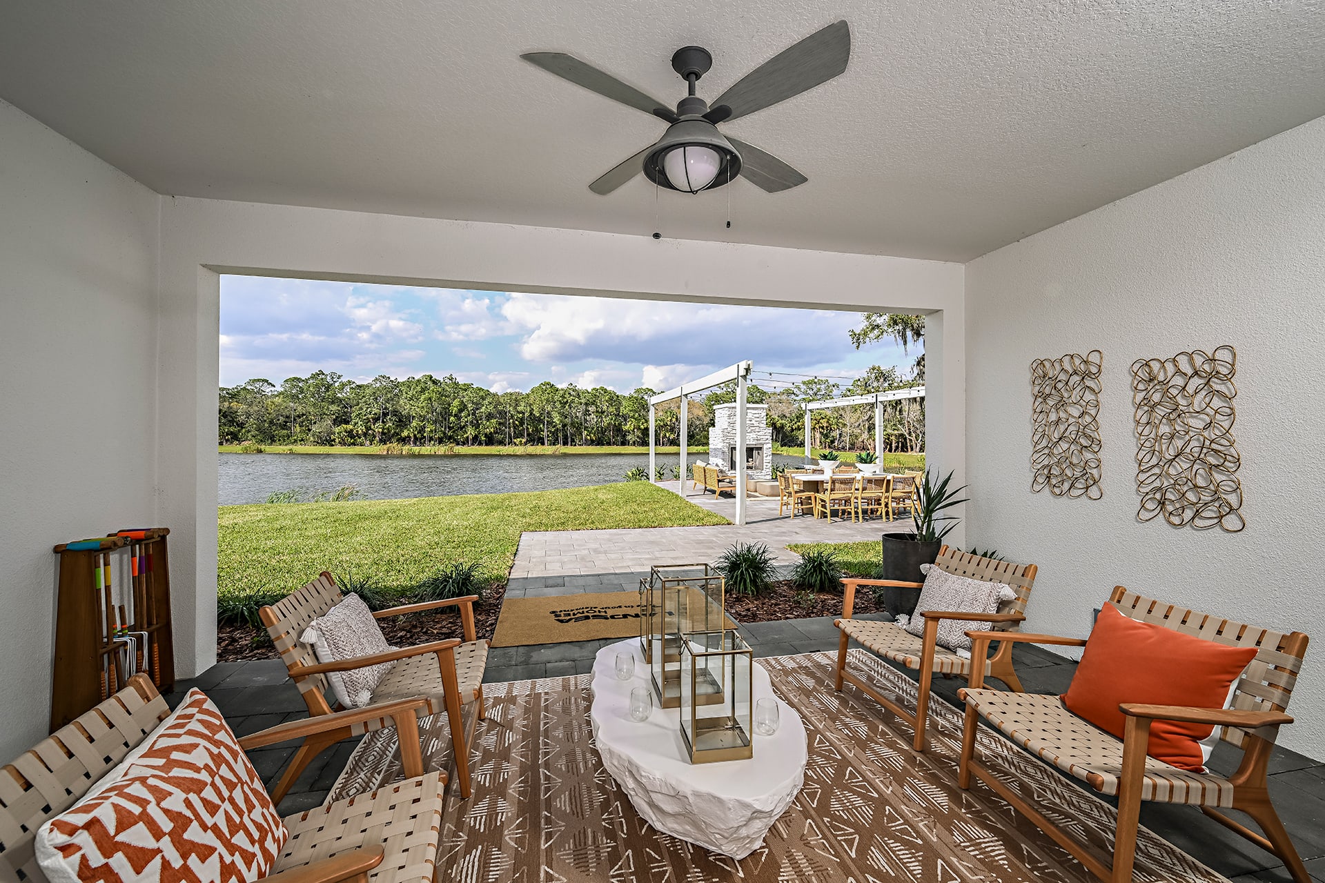 Covered Oversized Lanais | New Homes in Grant-Valkaria, FL | Landsea Homes