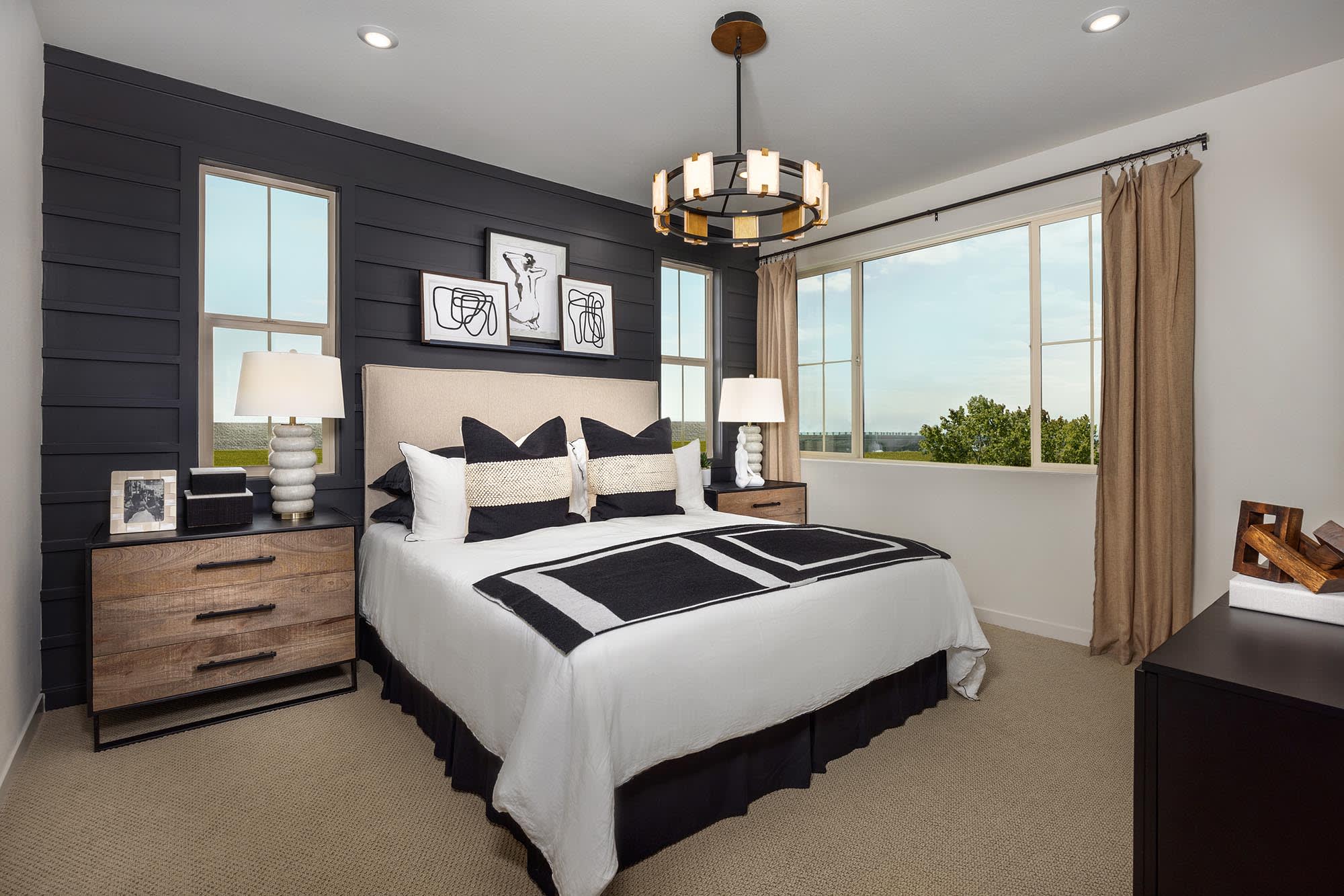 Primary Bedroom | Plan Three | Clementine | Narra Hills | New Paired Homes in North Fontana, CA | Landsea Homes