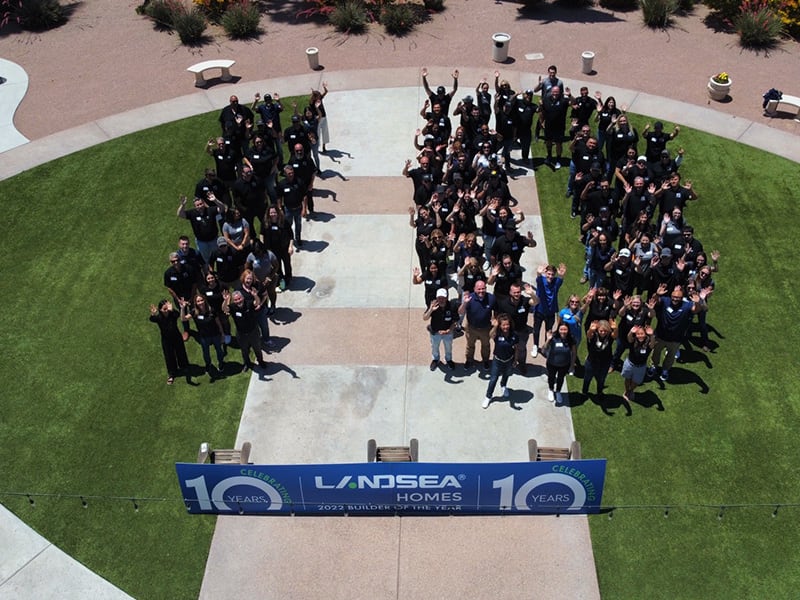 Landsea employees celebrate 10 years in business