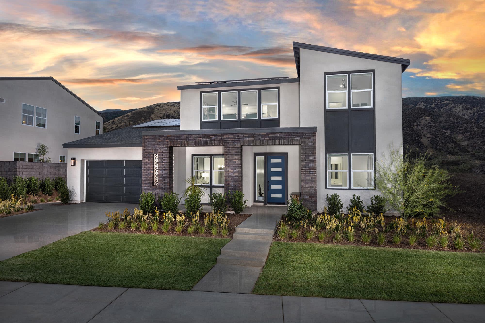 Exterior Dusk | Plan 1X (75) | Skyeland at Narra Hills | Single-Family Homes in North Fontana, CA | Landsea Homes