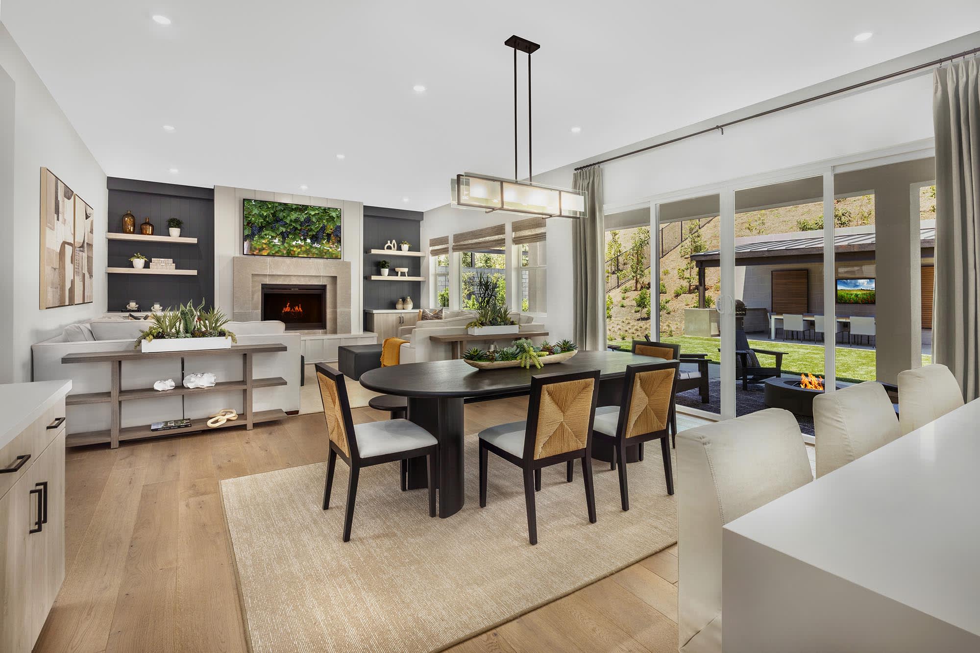 Great Room Fireplace | Plan 2 (75) | Skyeland at Narra Hills | Single-Family Homes in North Fontana, CA | Landsea Homes