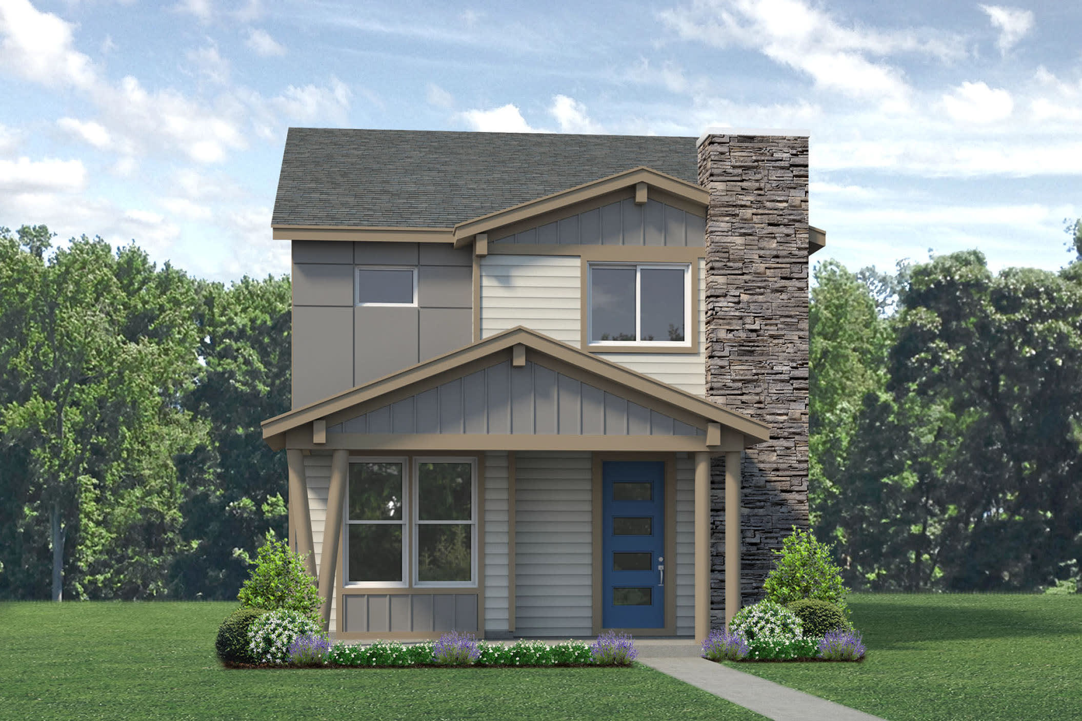 Elevation A - Madrid - Inspired at Prairie Village in Brighton, Colorado by Landsea Homes