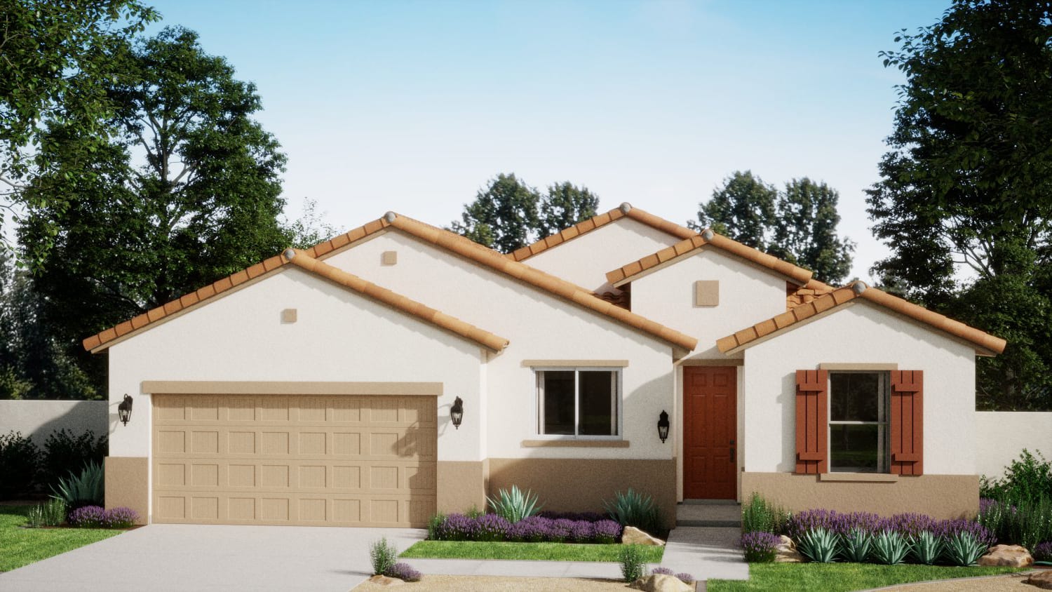 Spanish Elevation | Sabino 5G | Wildera – Peak Series | New Homes in San Tan Valley, AZ | Landsea Homes