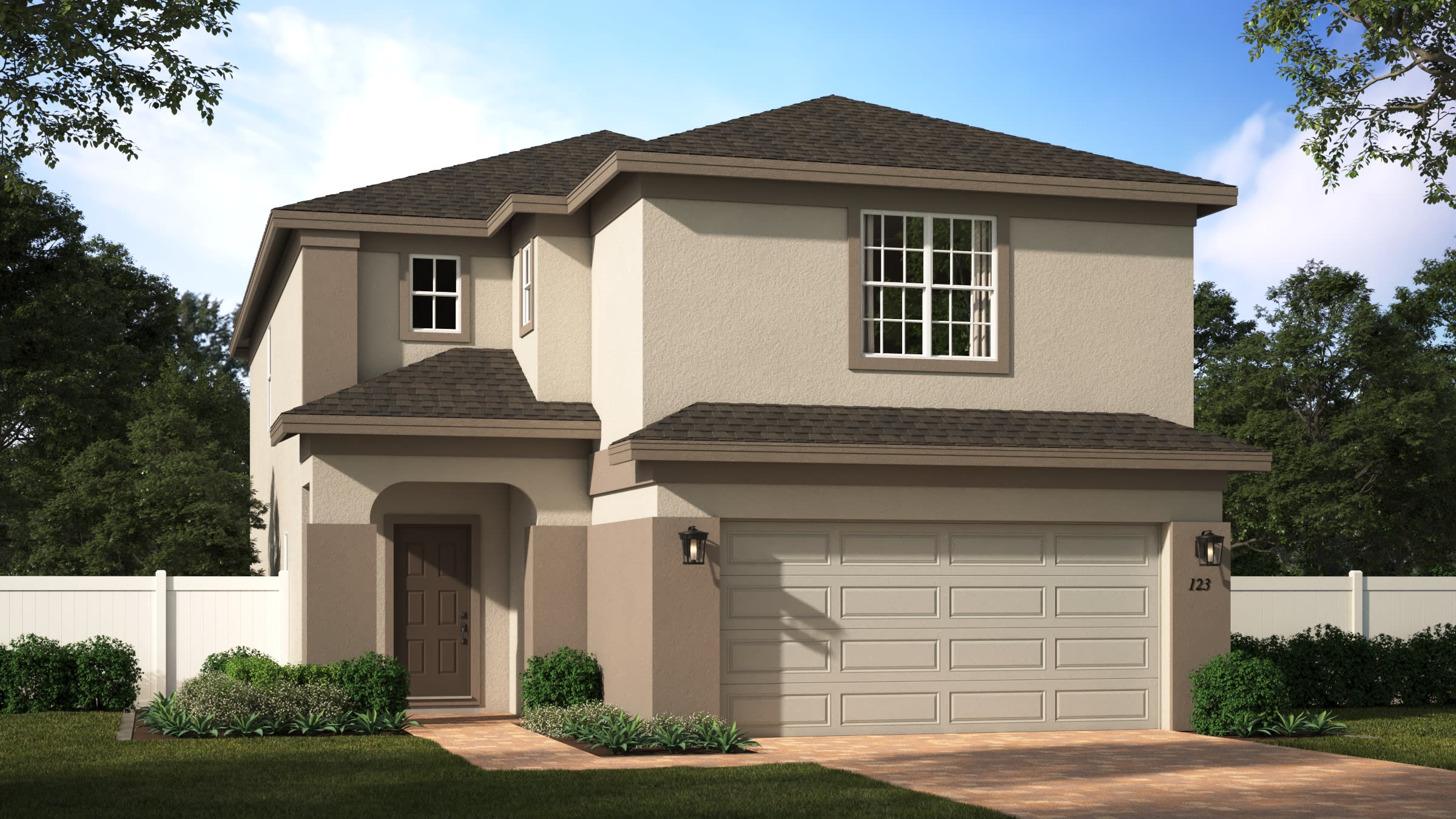 Sebastian | Elevation 1 | New Homes in Florida | Landsea Homes