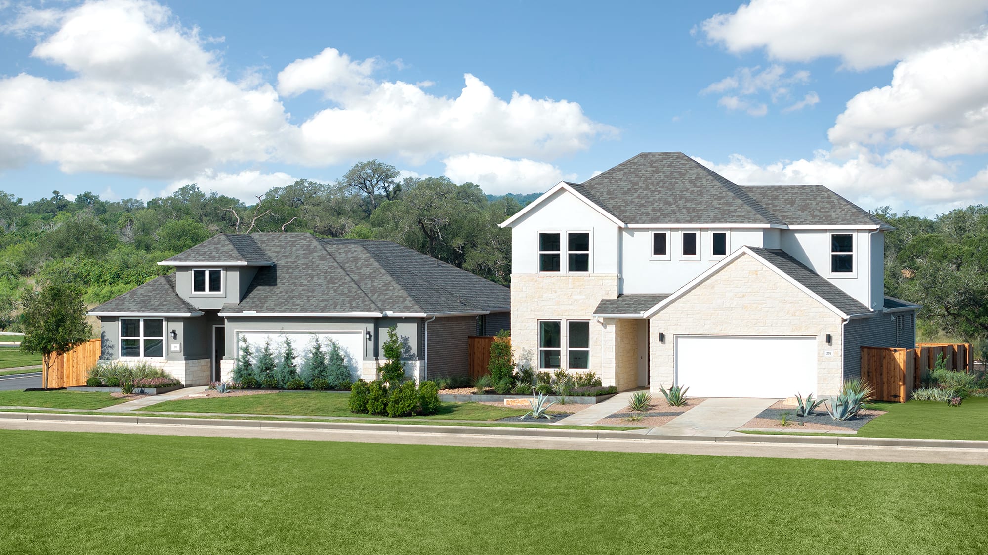 Exterior | Jaya | Javen | Sage Collection – Freedom at Anthem in Kyle, TX by Landsea Homes