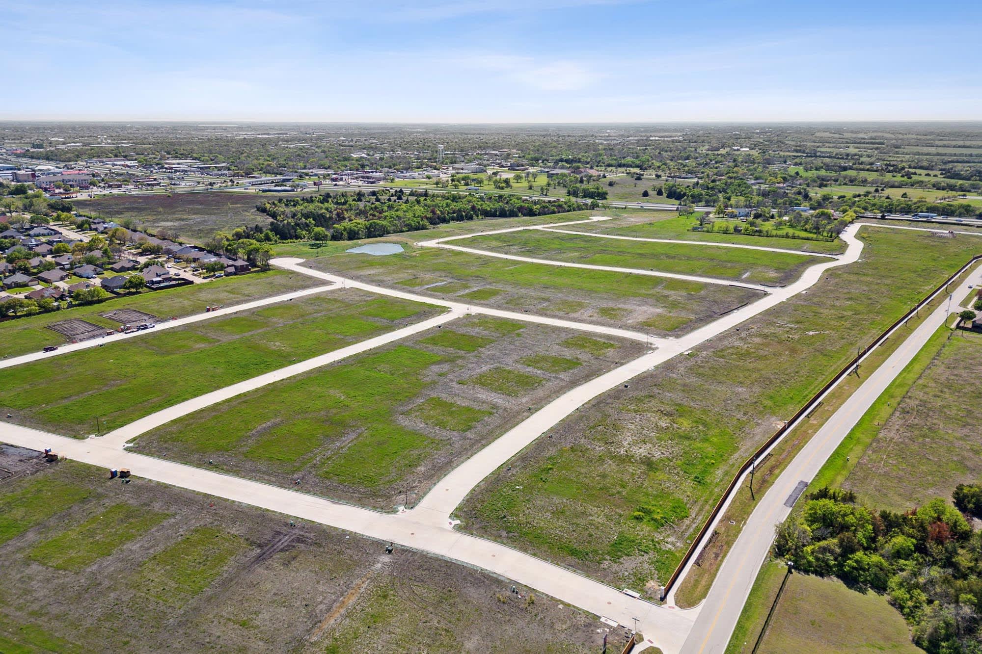 Aerial View | Lovers Landing in Forney, TX by Landsea Homes
