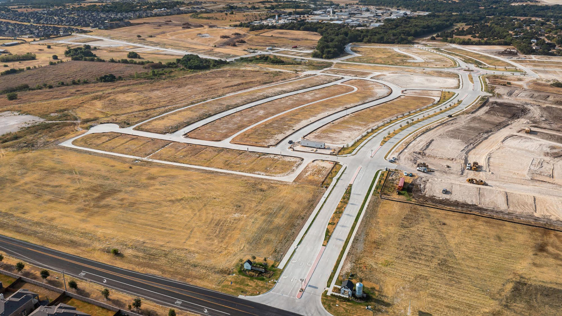 Aerial View | Redden Farms in Midlothian, TX by Landsea Homes