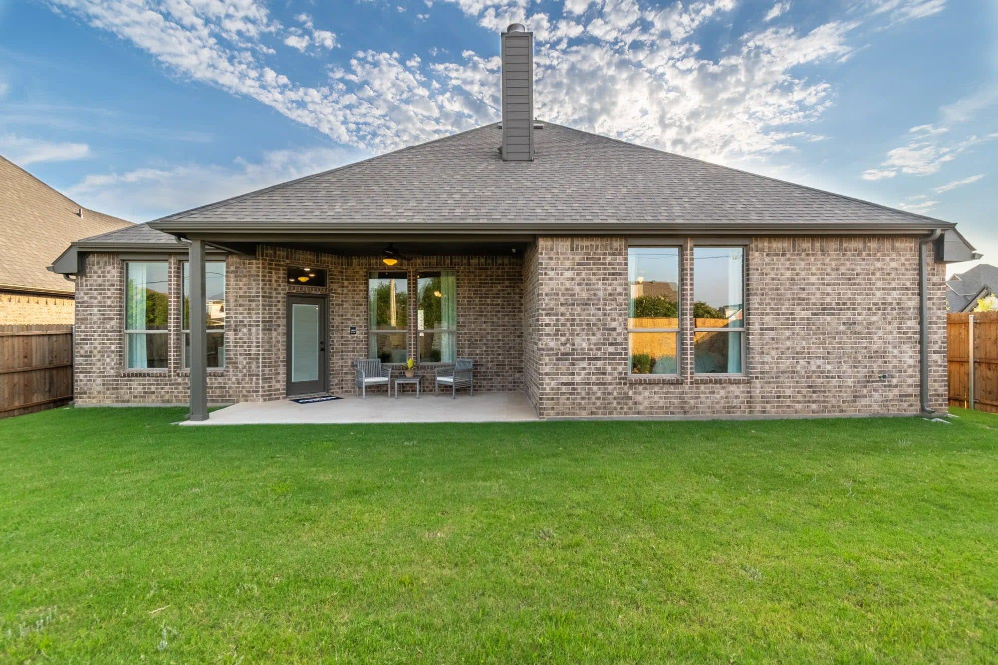 Back Yard | Concept 2267 at Mockingbird Hills in Joshua, TX by Landsea Homes