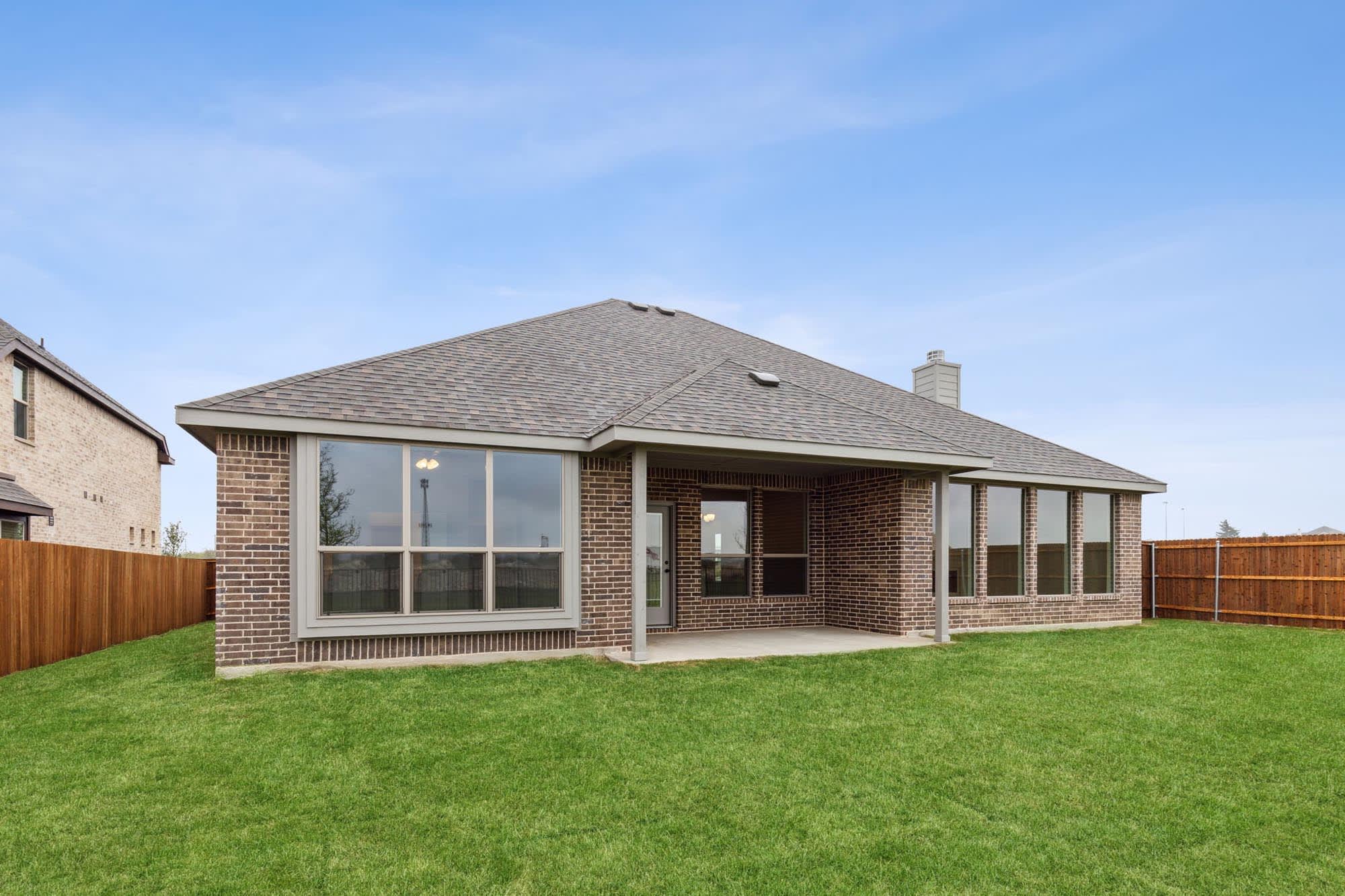 Back Yard | Concept 2050 at Abe's Landing in Granbury, TX by Landsea Homes