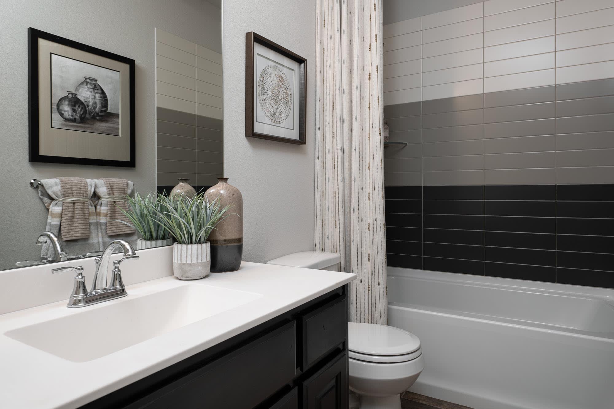 Bathroom 2 | Concept 1802 at Redden Farms - Classic Series in Midlothian, TX by Landsea Homes