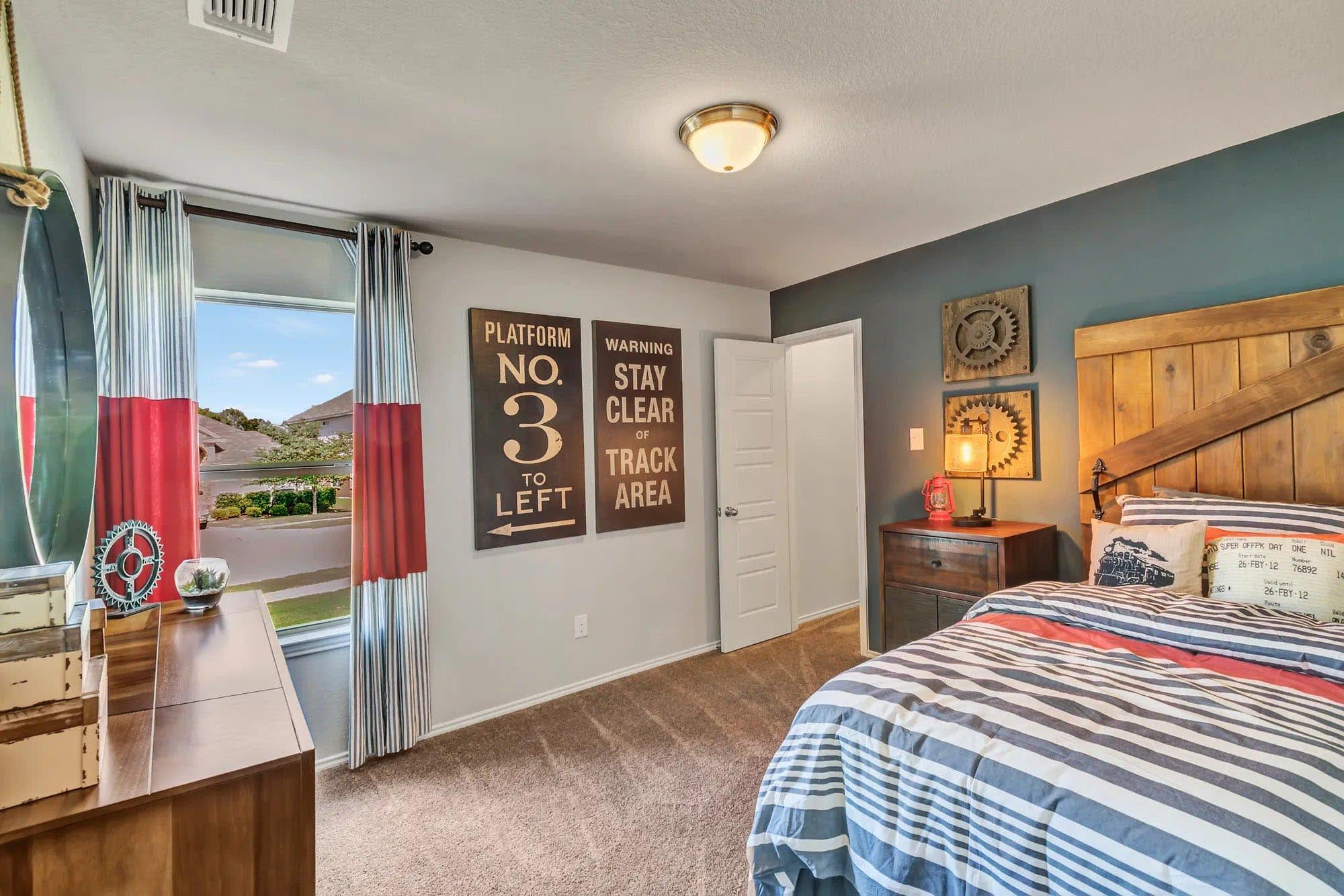 Bedroom | Concept 1730 at Hulen Trails in Fort Worth, TX by Landsea Homes