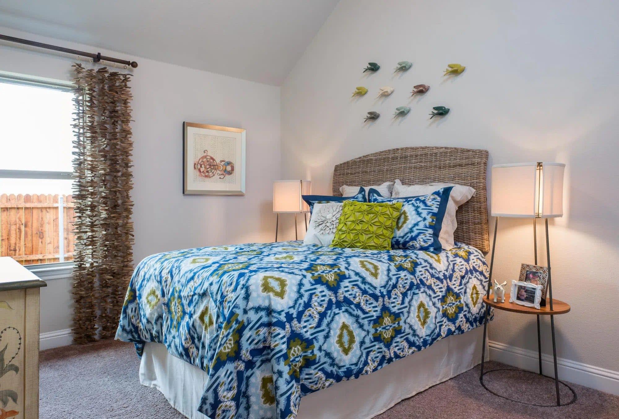 Bedroom | Concept 1991 at Hunters Ridge in Crowley, TX by Landsea Homes