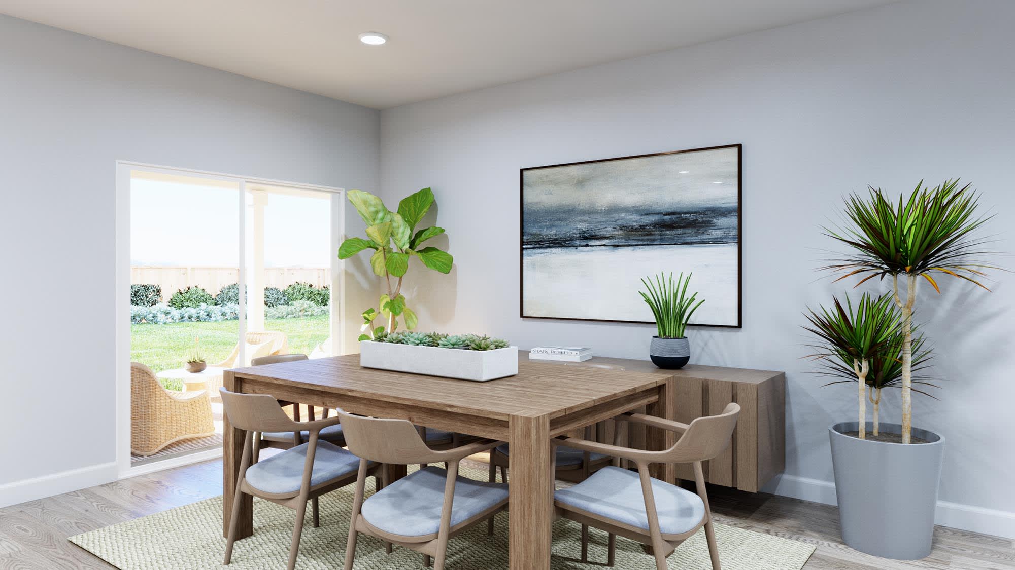 Dining Room | Caroline | Sage Collection – Freedom at Anthem in Kyle, TX by Landsea Homes