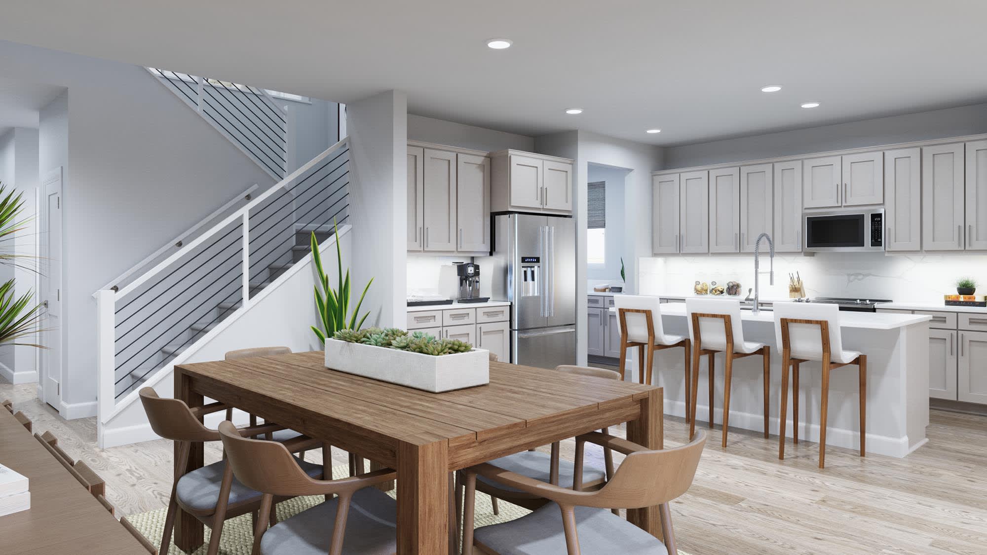 Dining Room | Caroline | Sage Collection – Freedom at Anthem in Kyle, TX by Landsea Homes