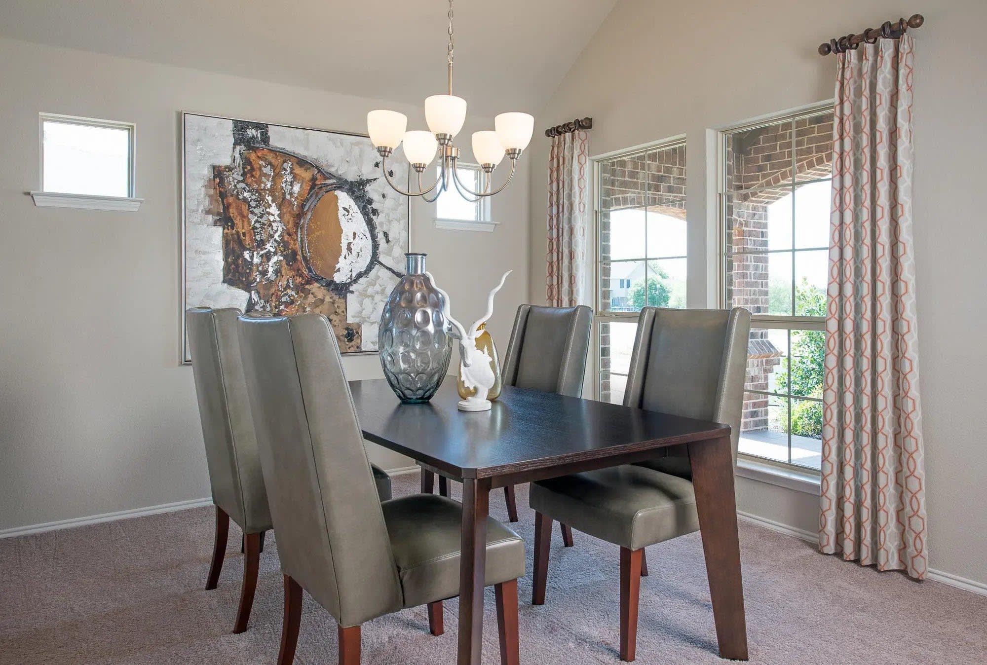Dining Room | Concept 1849 at Summer Crest in Fort Worth, TX by Landsea Homes