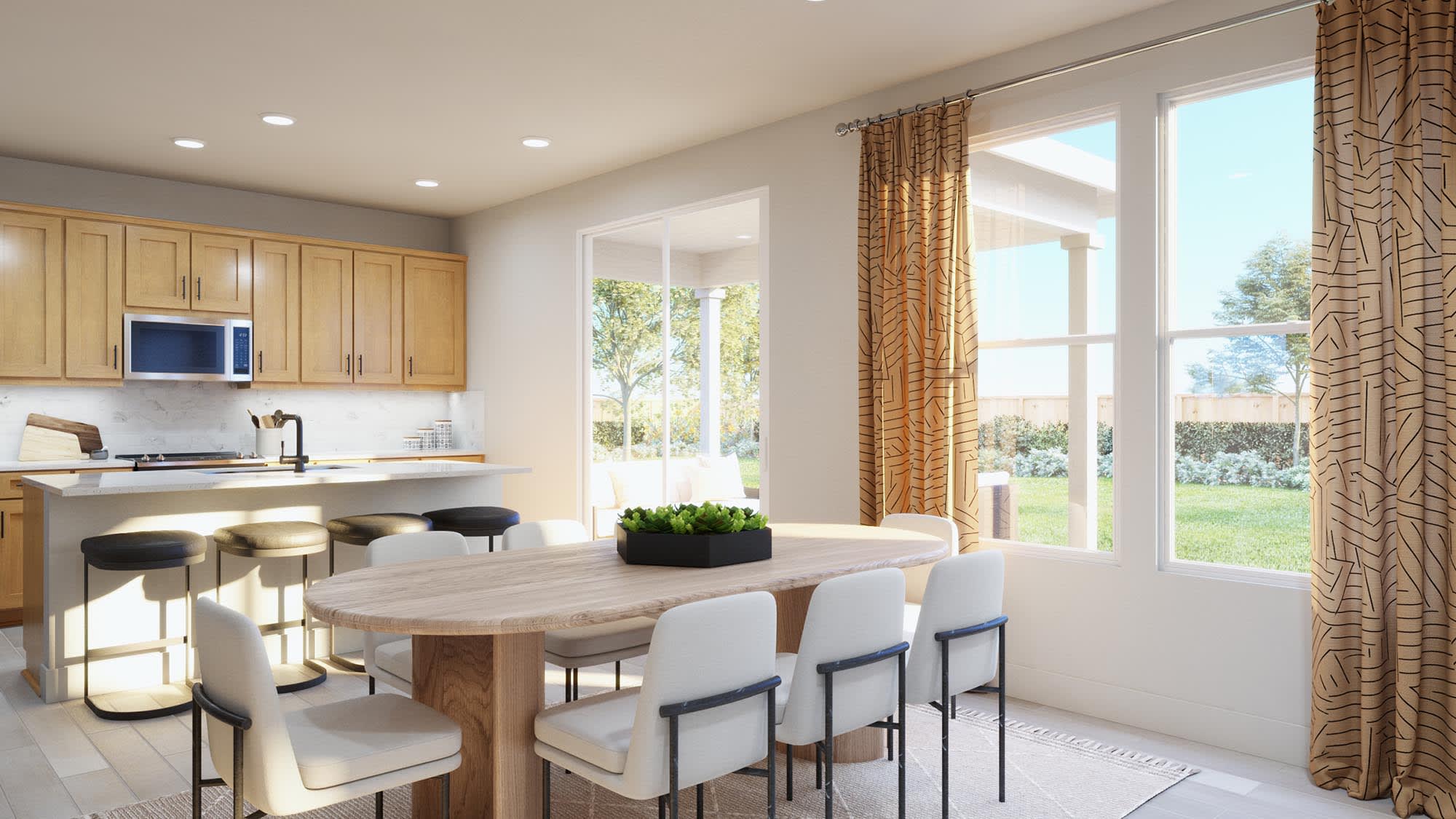 Dining Room | Beau | Sage Collection – Freedom at Anthem in Kyle, TX by Landsea Homes