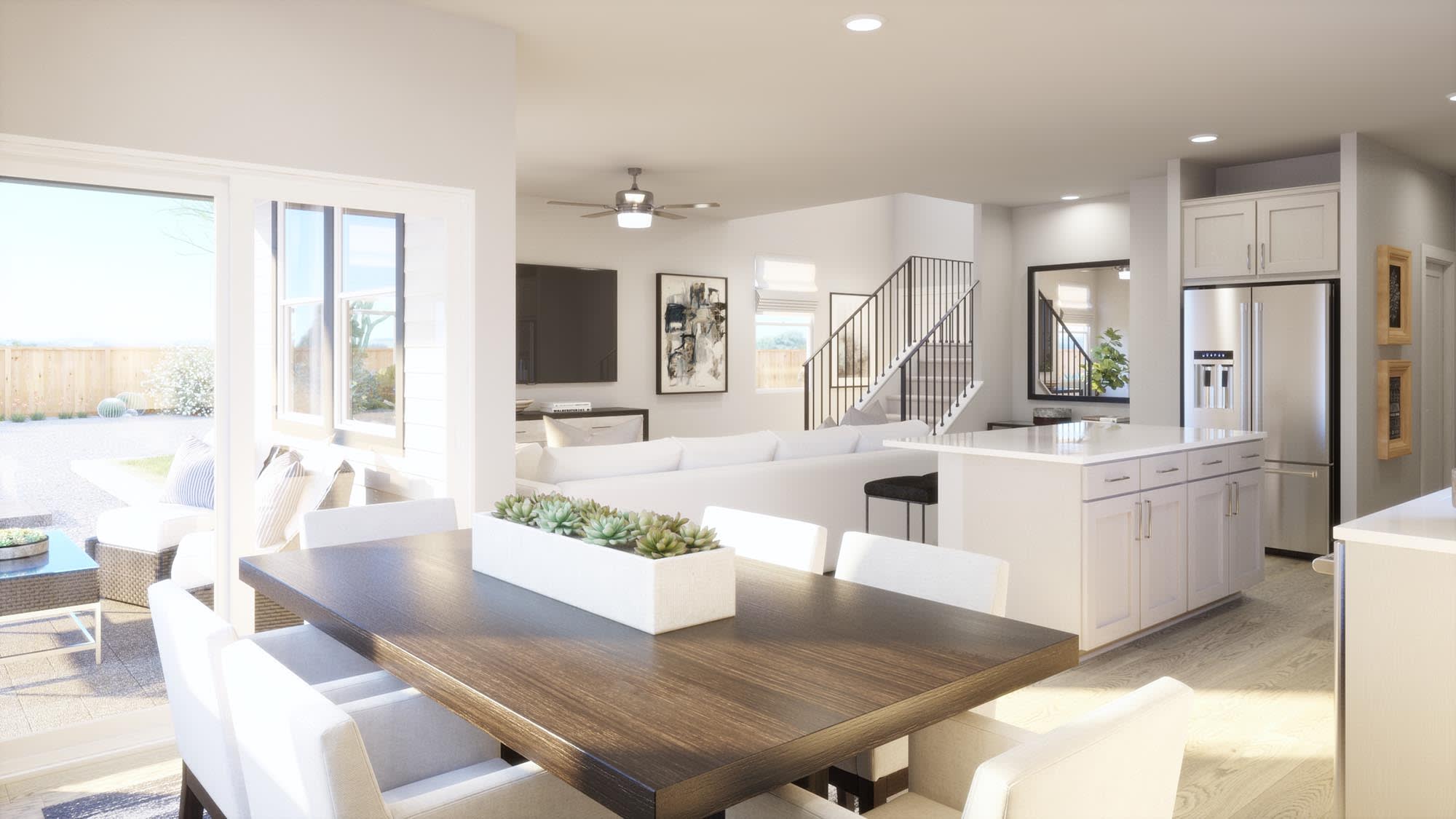 Dining Room | Jacob | Ryegrass Collection – Freedom at Anthem in Kyle, TX by Landsea Homes