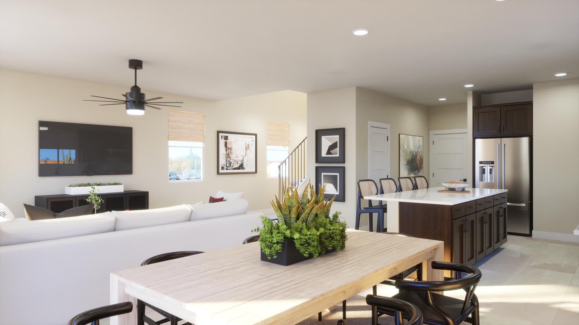 Dining Room | Micah | Ryegrass Collection – Freedom at Anthem in Kyle, TX by Landsea Homes