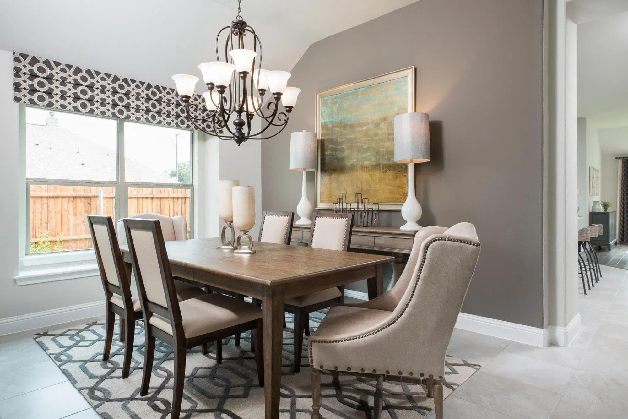 Dining Room | Concept 1991 at Hunters Ridge in Crowley, TX by Landsea Homes