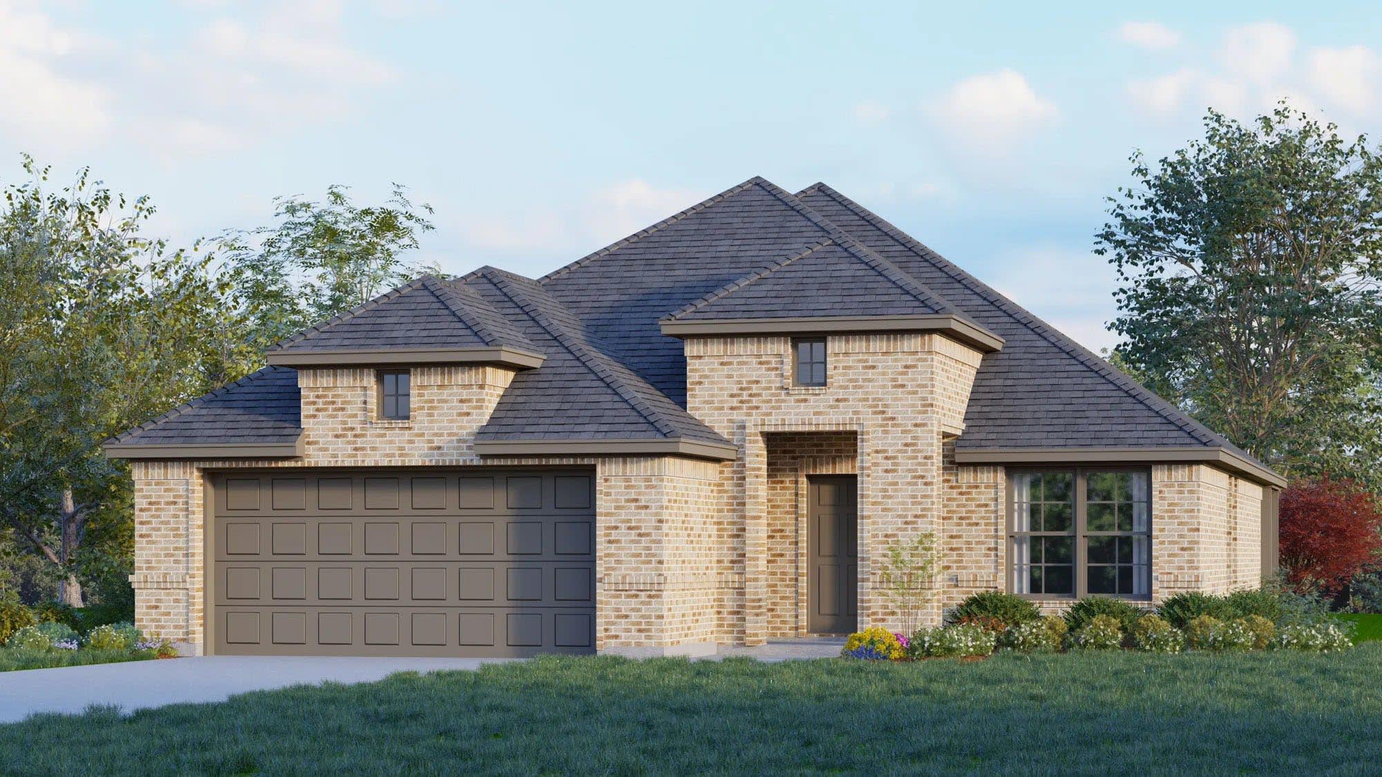 Elevation A | Concept 1991 at Hunters Ridge in Crowley, TX by Landsea Homes