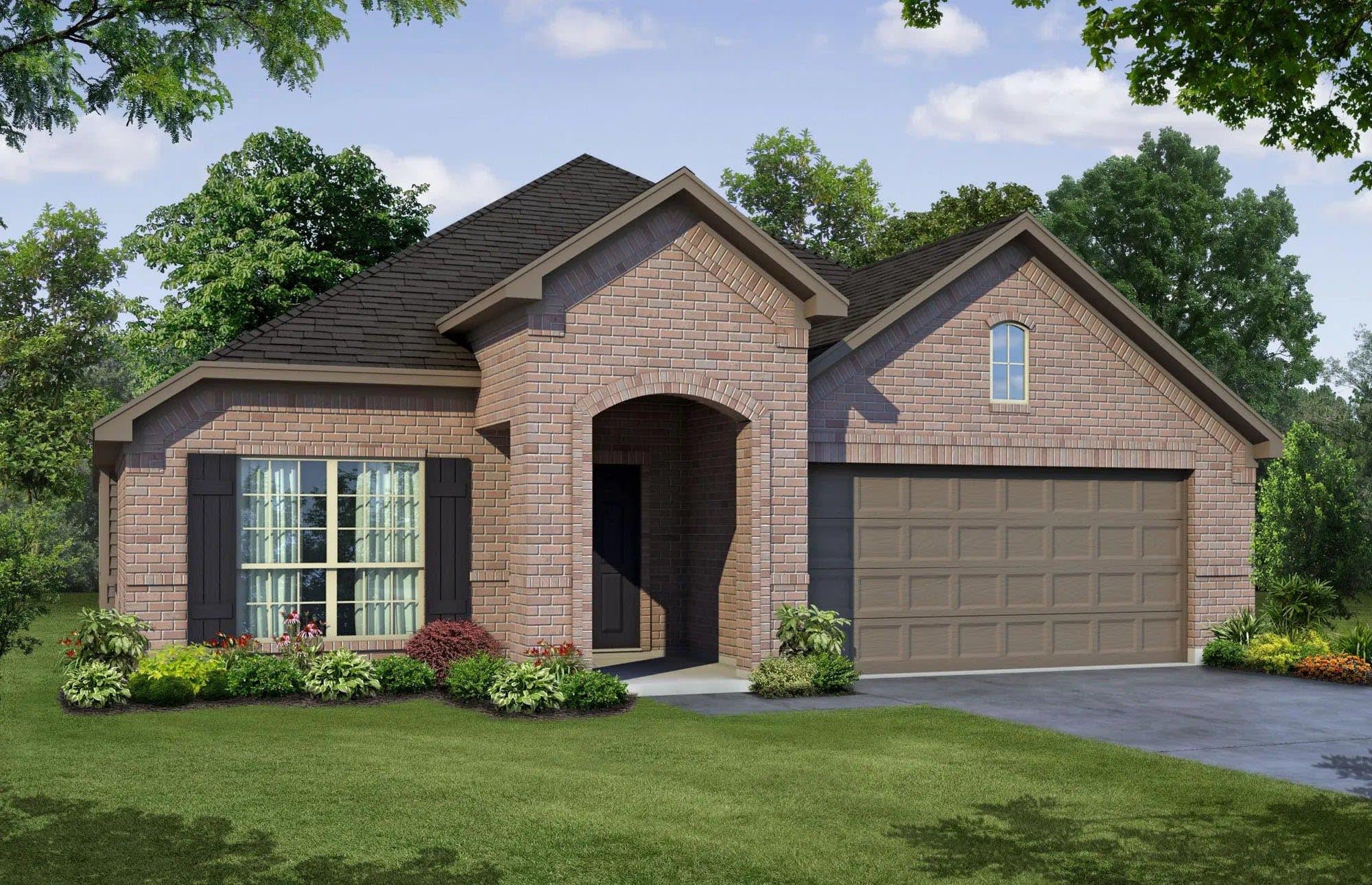 Elevation A | Concept 2065 at Hunters Ridge in Crowley, TX by Landsea Homes