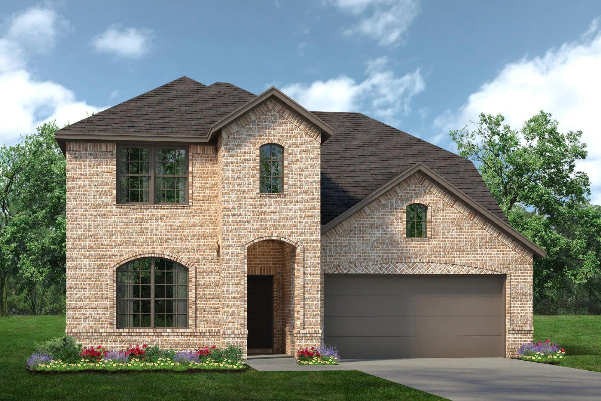 Elevation A | Concept 2440 at Hulen Trails in Fort Worth, TX by Landsea Homes
